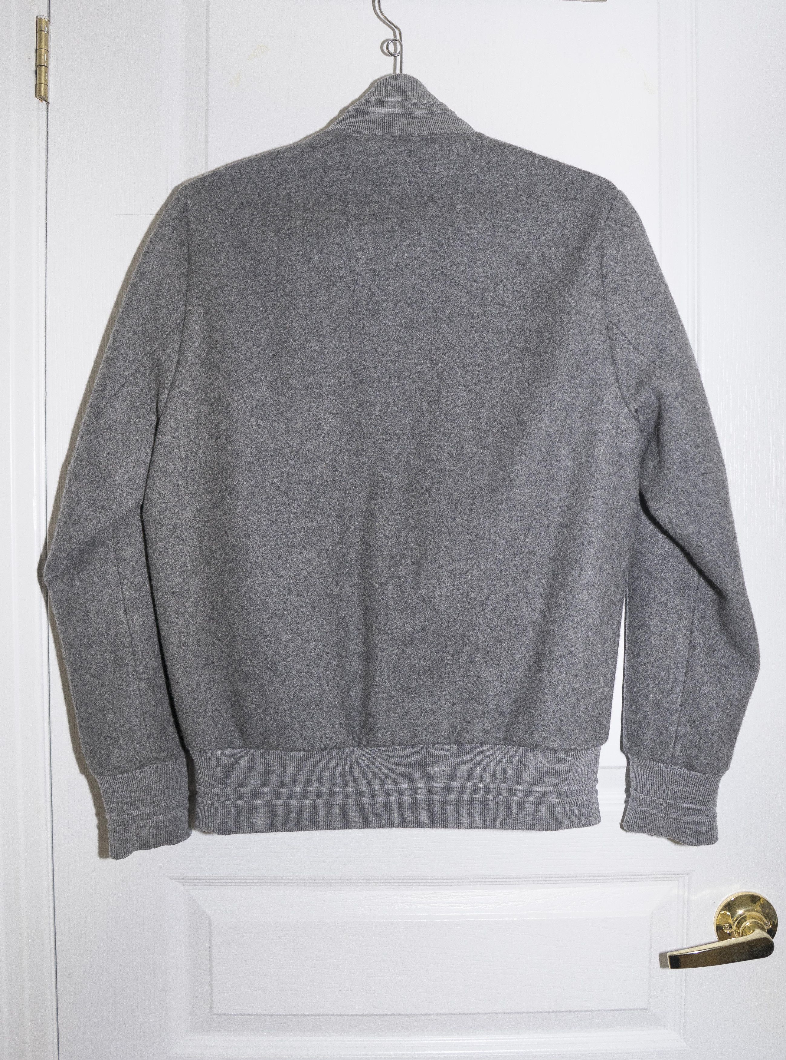 John Elliott Wool Varsity Bomber Jacket - Asphalt - Sz M Size US M / EU 48-50 / 2 - 11 Thumbnail