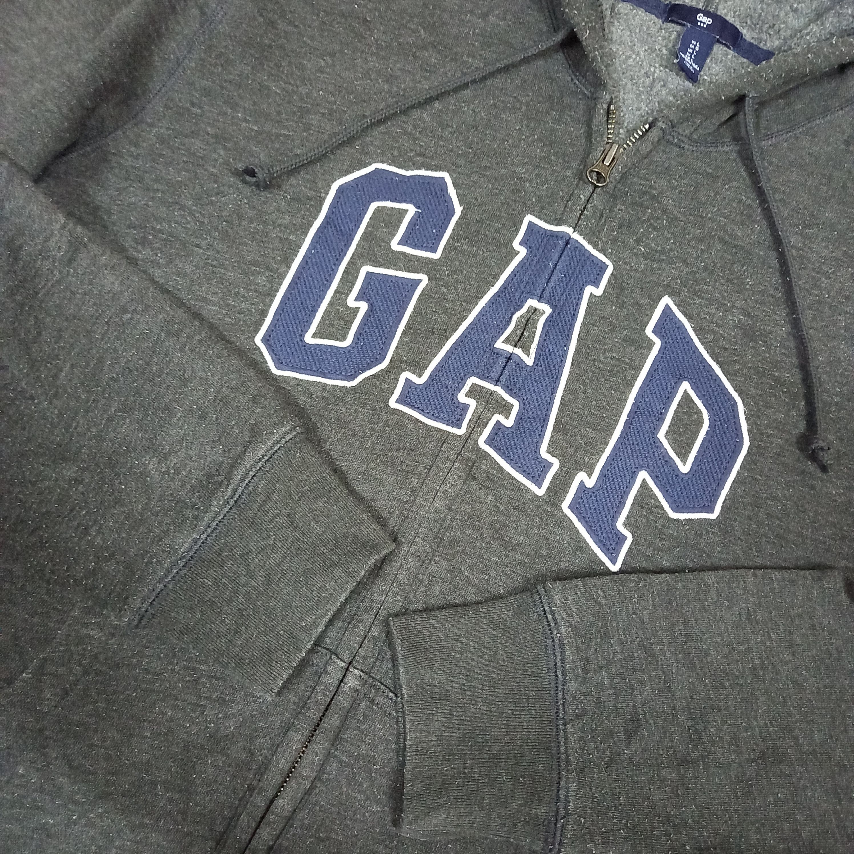 Gap GAP big logo zipper with hoodies Size US L / EU 52-54 / 3 - 4 Thumbnail