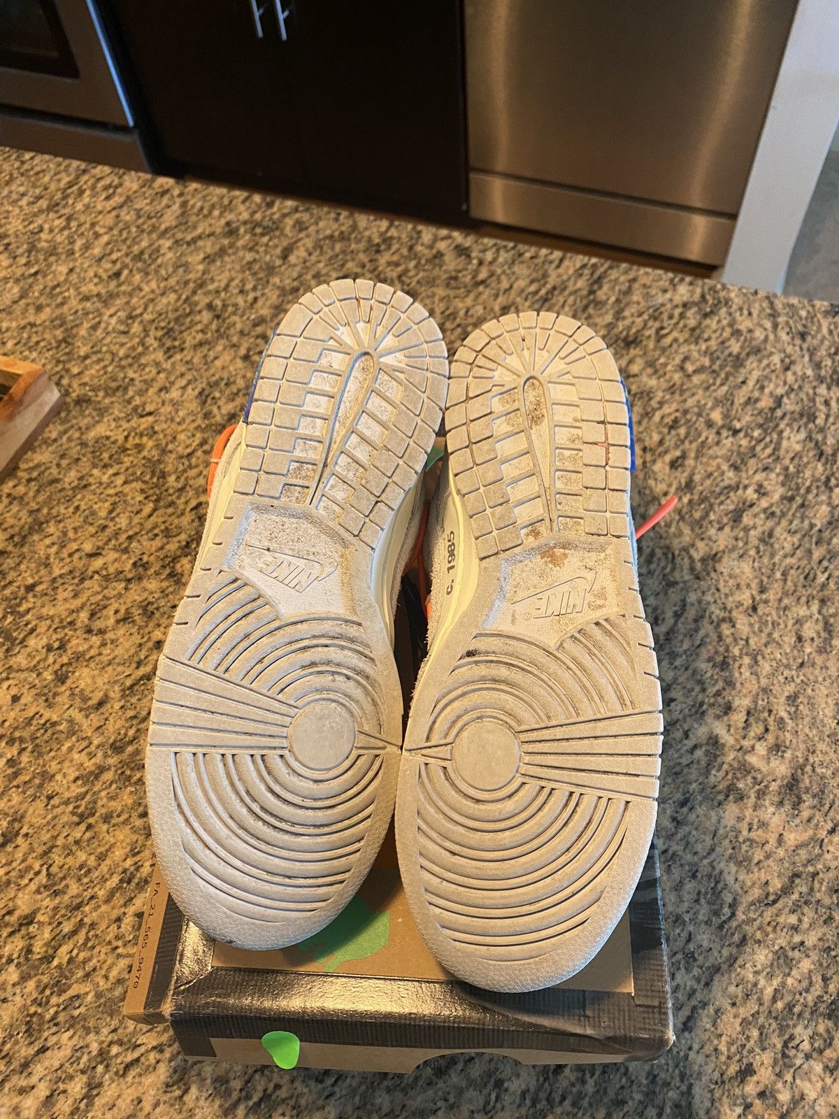 Nike × Off-White Nike Dunk Low Off-White Size US 8 / EU 41 - 5 Thumbnail