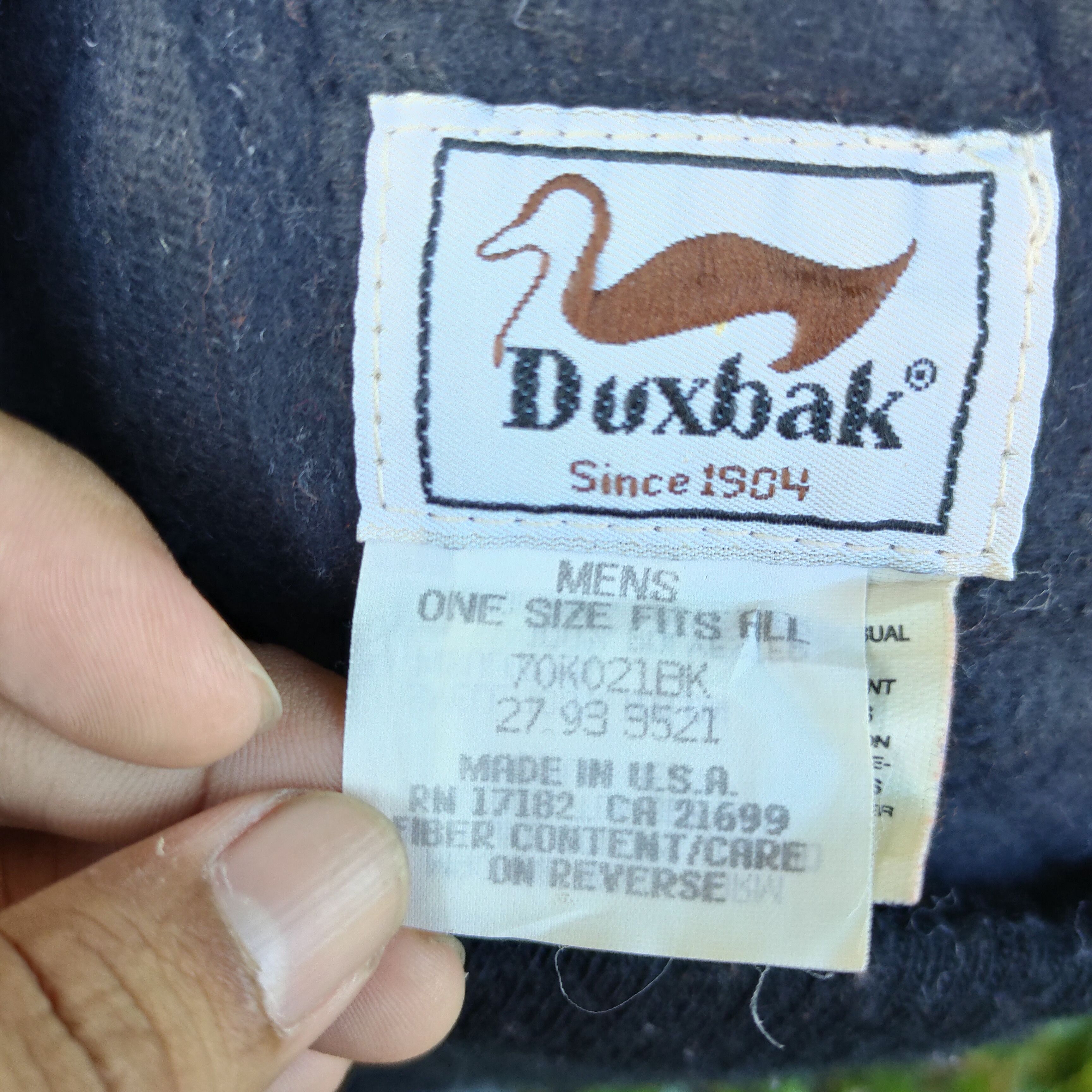 Vintage Vintage DUXBAK HEADWEAR Full Cover Head to Neck Adjustable Size ONE SIZE - 7 Thumbnail