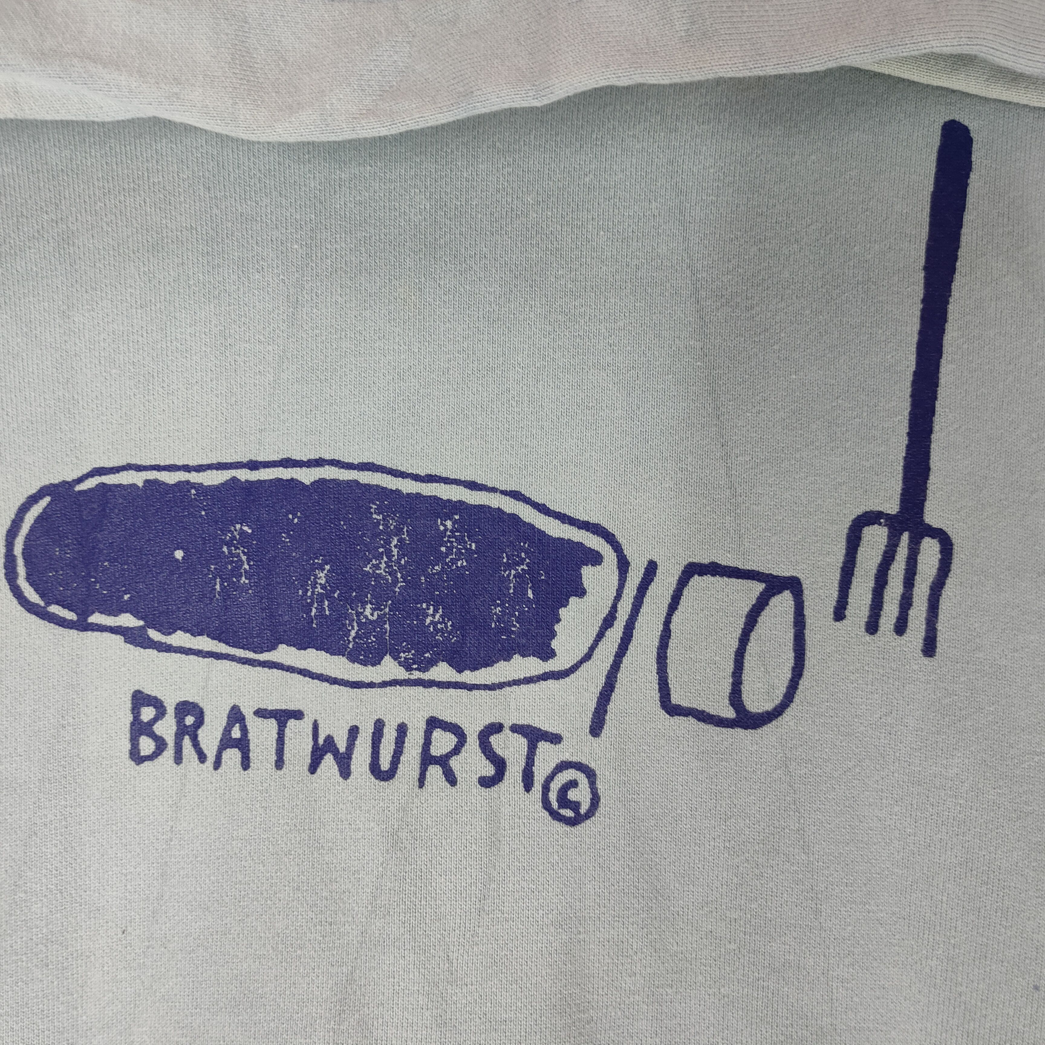 Jean-Michel Basquiat JEAN MICHEL BASQUIAT Bratwurst Printed Hoodie Sweatshirt Size US M / EU 48-50 / 2 - 2 Thumbnail