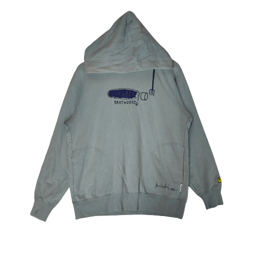 Jean-Michel Basquiat JEAN MICHEL BASQUIAT Bratwurst Printed Hoodie Sweatshirt Size US M / EU 48-50 / 2 - 1 Thumbnail