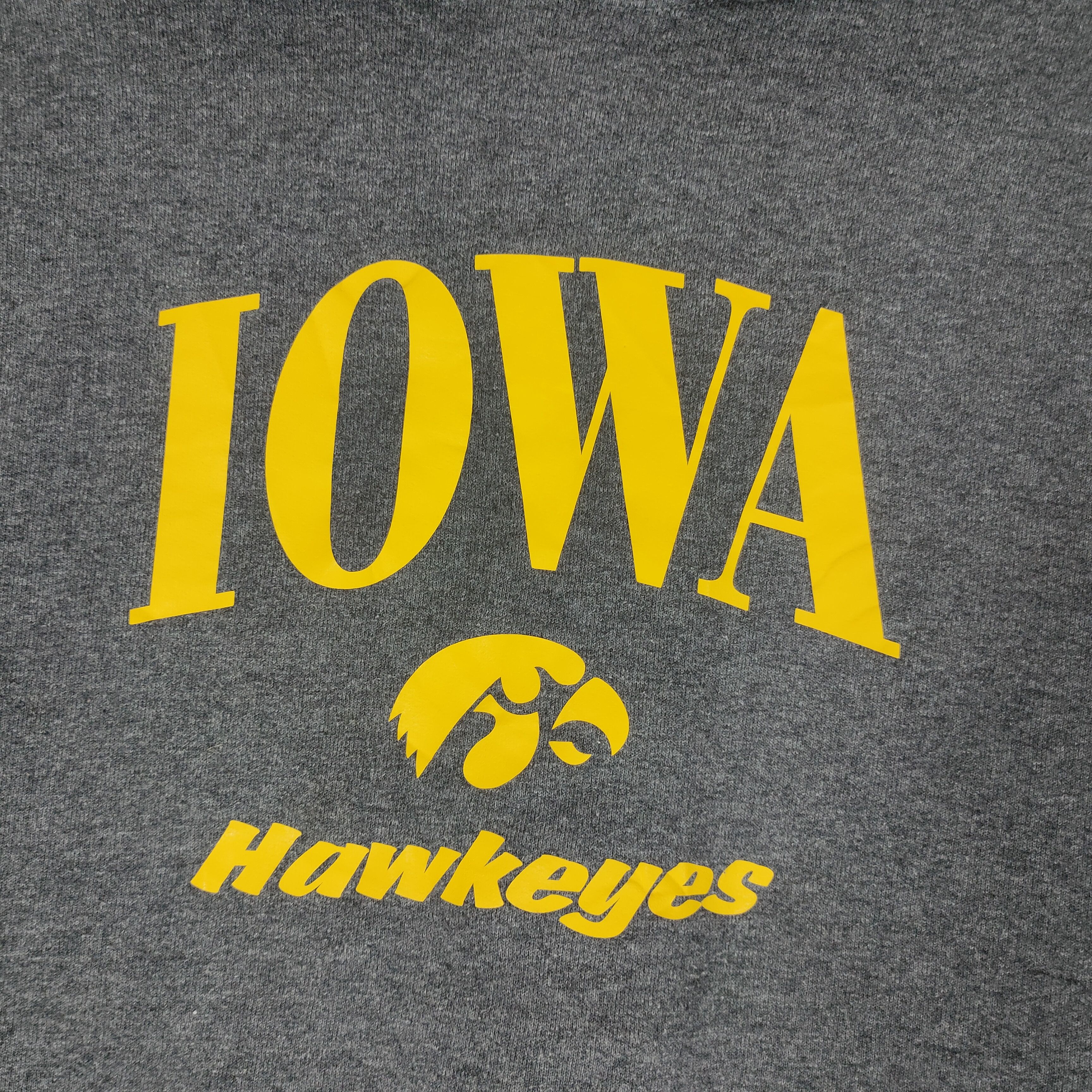 Japanese Brand × Vintage Vintage IOWA HAWKEYES Spellout Hoodie American Football Size US S / EU 44-46 / 1 - 3 Thumbnail
