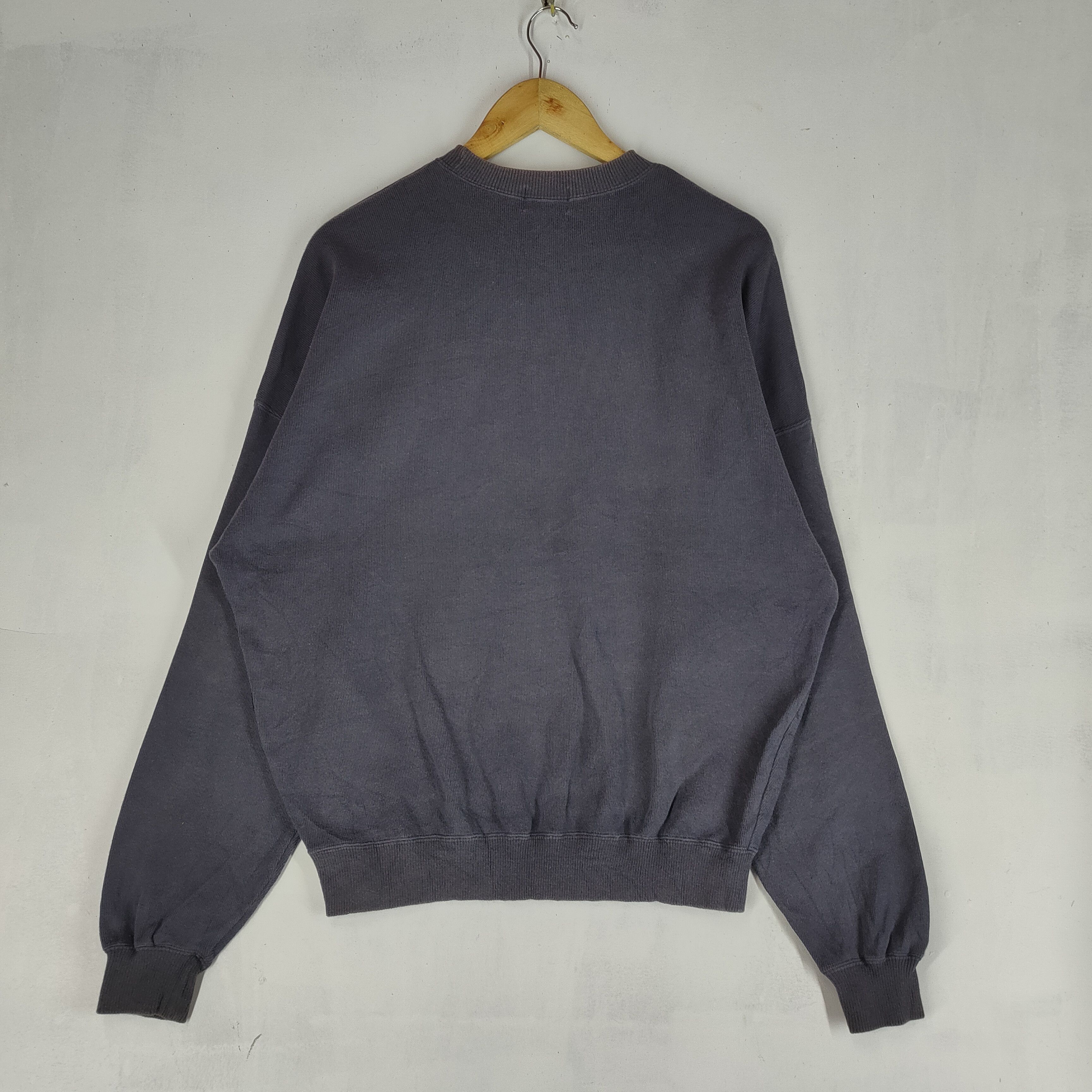 Trussardi × Vintage Vintage TRUSSARDI JEANS Embroidery Big Logo Sweatshirt Size US L / EU 52-54 / 3 - 6 Thumbnail