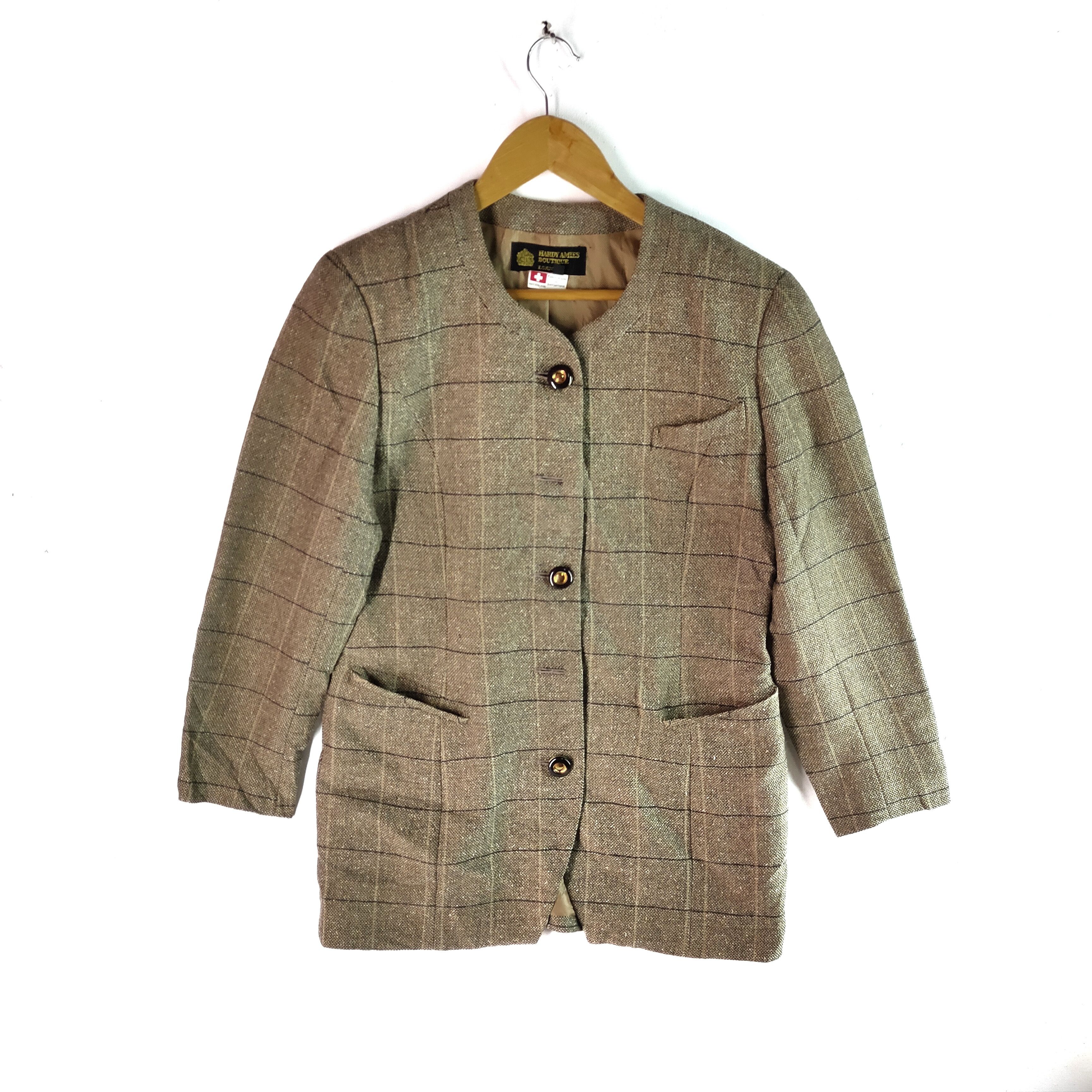Hardy Amies HARDY AMIES BOUTIQUE SWISS MADE FULL BUTTON COAT Size US S / EU 44-46 / 1 - 1 Thumbnail