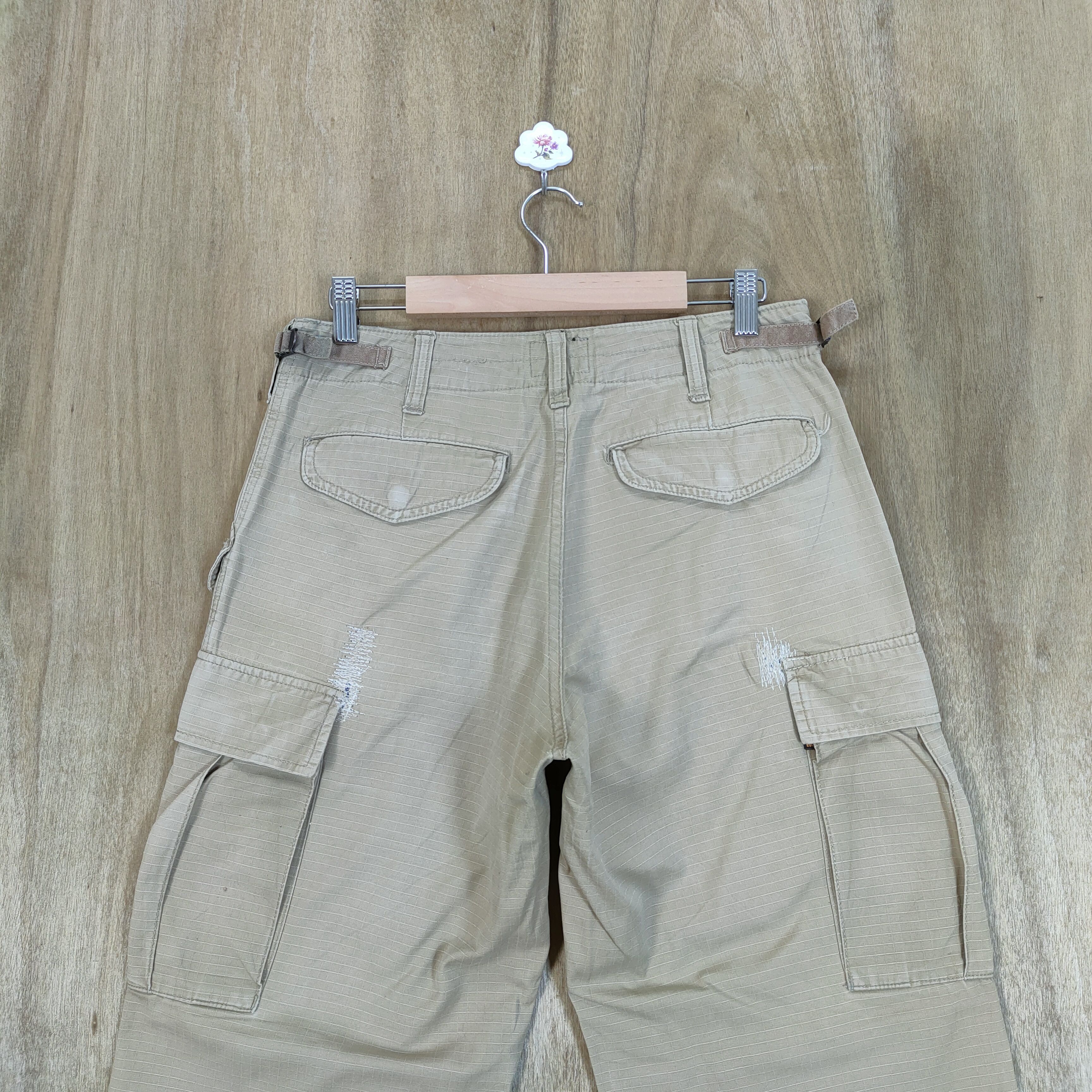 Alpha Industries VINTAGE ALPHA FADED BAGGY CARGO PANTS Size US 30 / EU 46 - 7 Thumbnail