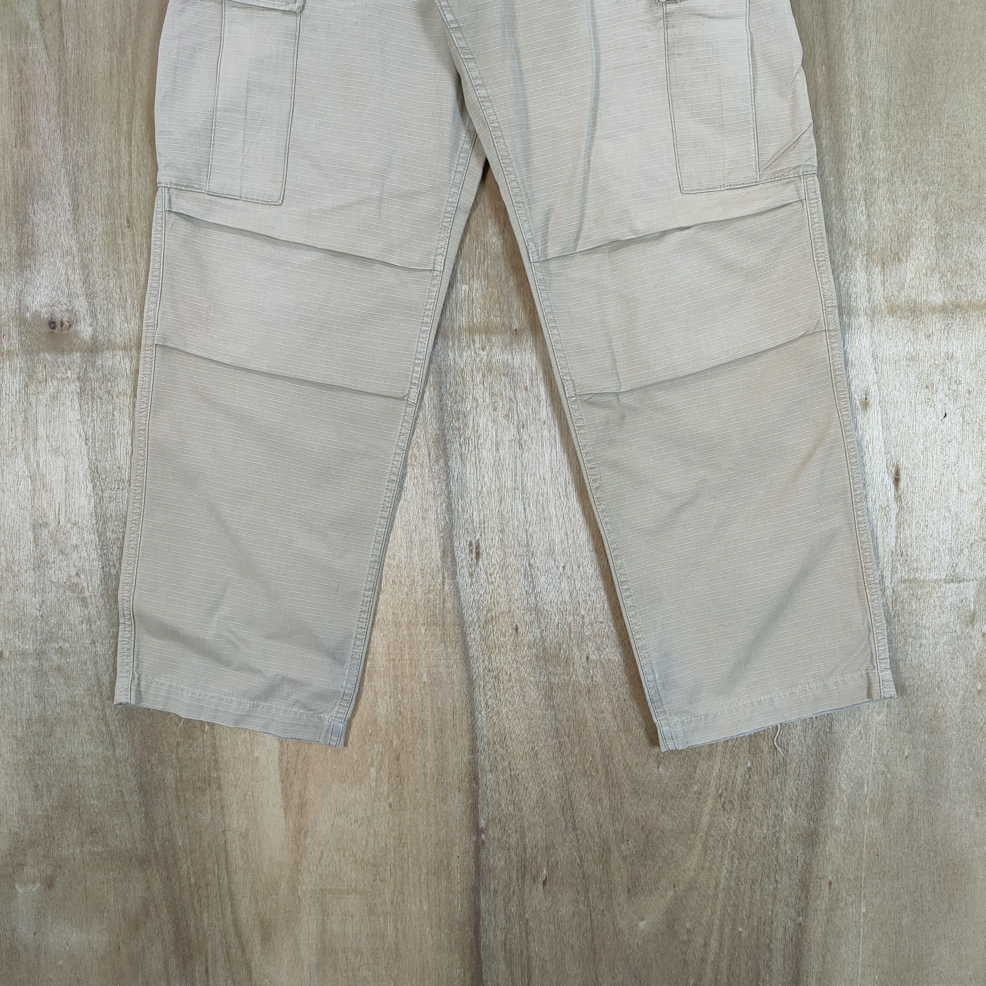 Alpha Industries VINTAGE ALPHA FADED BAGGY CARGO PANTS Size US 30 / EU 46 - 3 Thumbnail