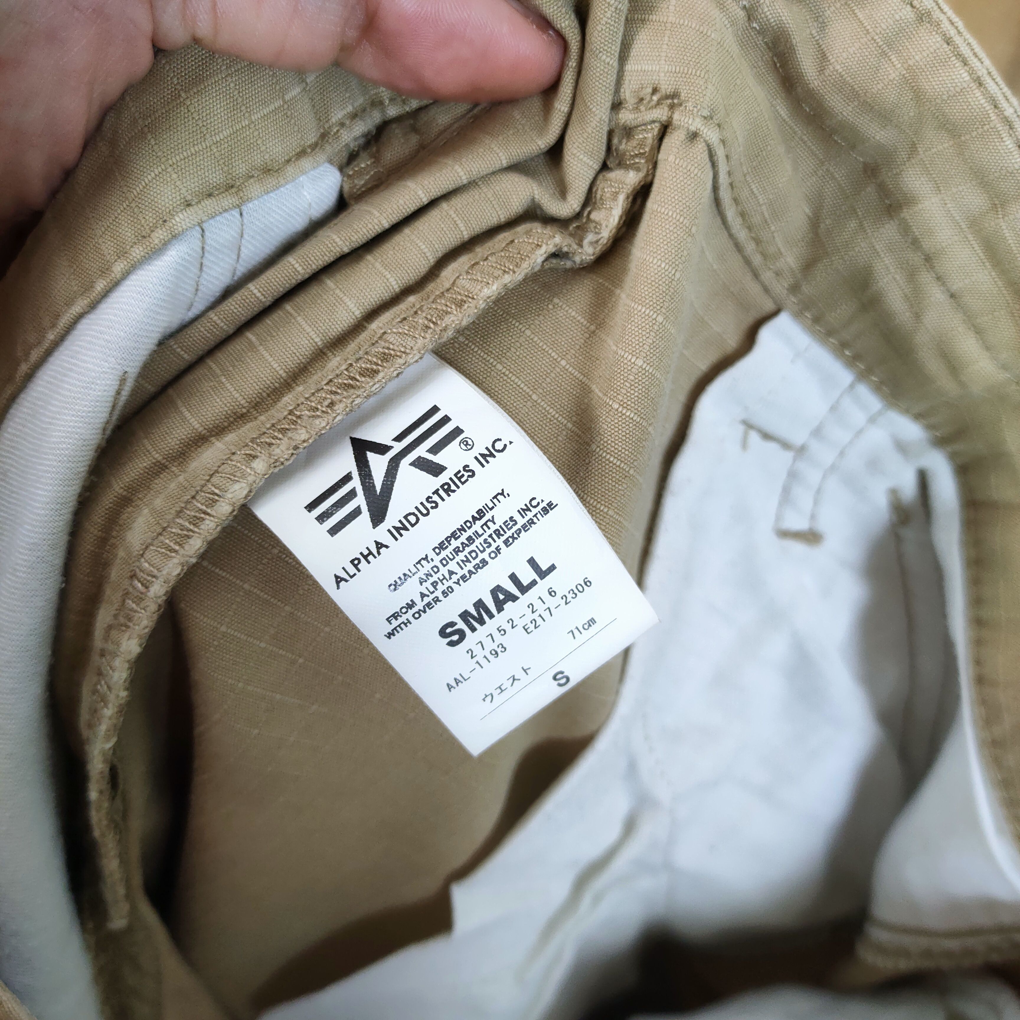 Alpha Industries VINTAGE ALPHA FADED BAGGY CARGO PANTS Size US 30 / EU 46 - 16 Thumbnail