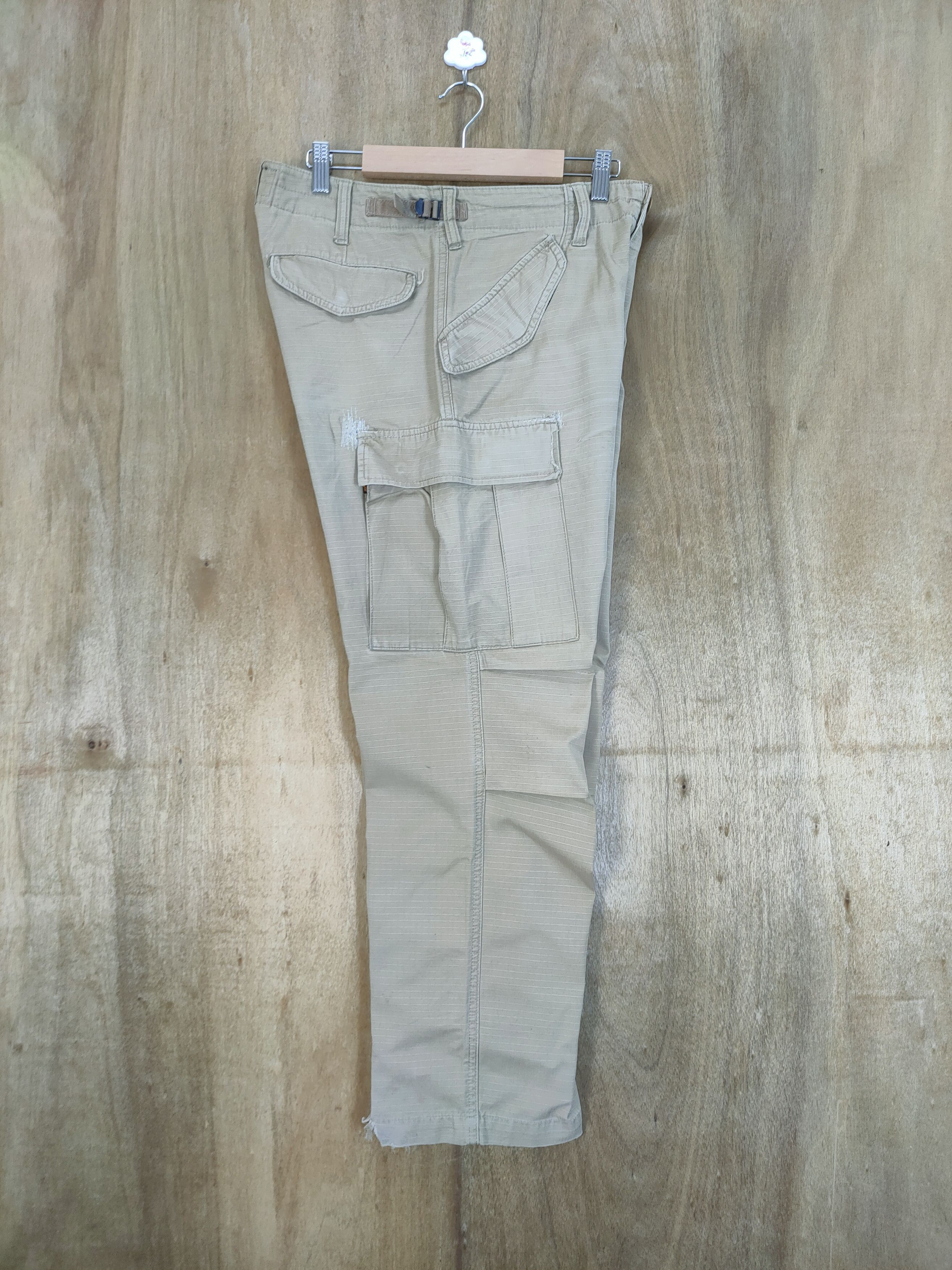 Alpha Industries VINTAGE ALPHA FADED BAGGY CARGO PANTS Size US 30 / EU 46 - 14 Thumbnail