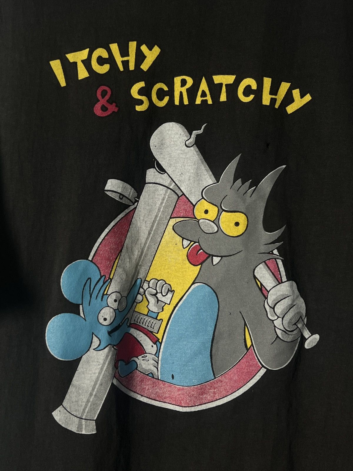 Vintage Itchy & Scratchy - Skeleton Tee (The Simpsons) Size US XL / EU 56 / 4 - 2 Thumbnail