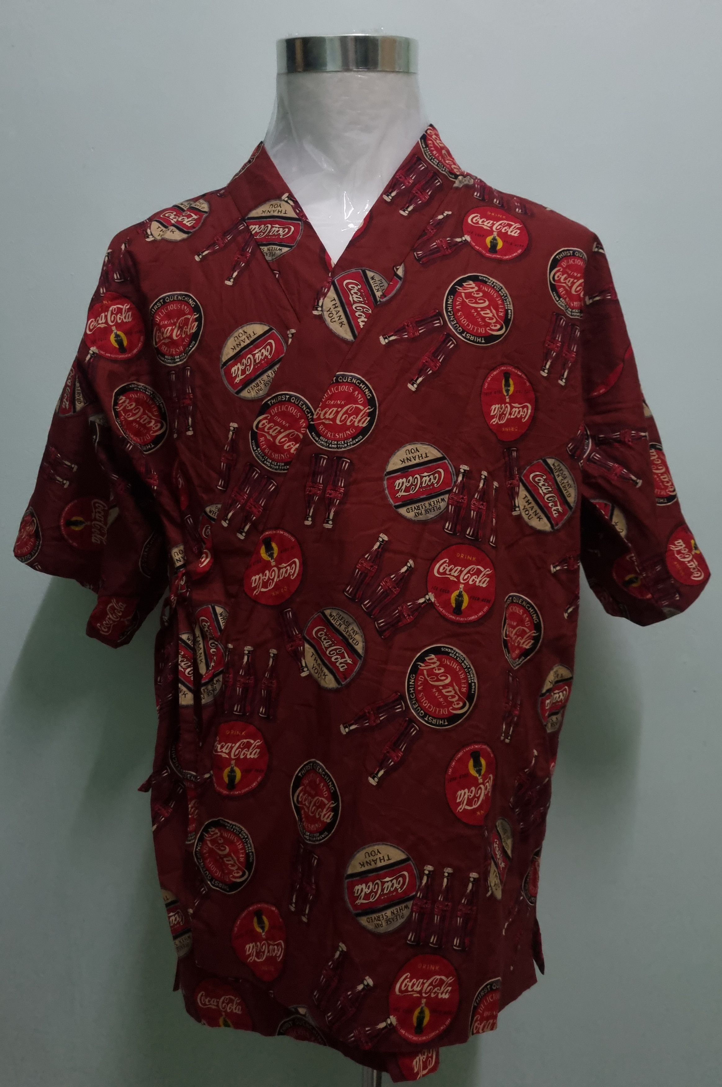 Coca Cola Desgn Kimono All Overprint