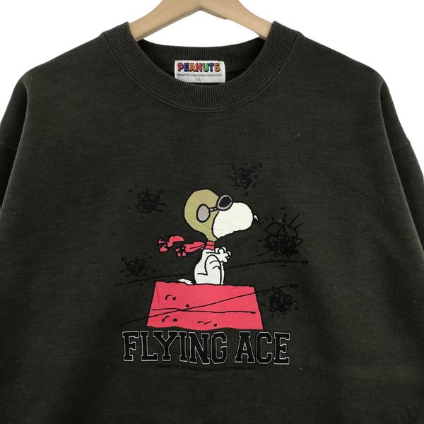 Vintage Vintage Peanuts Snoopy Woodstock Linus Sweatshirt Big Logo ...