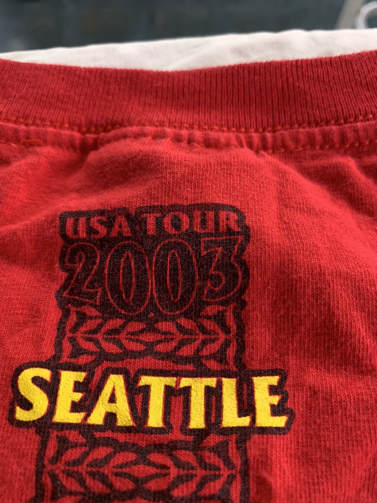 Vintage 2003 Manchester United T-shirt U.S.A. Tour Size US XL / EU 56 / 4 - 4 Thumbnail