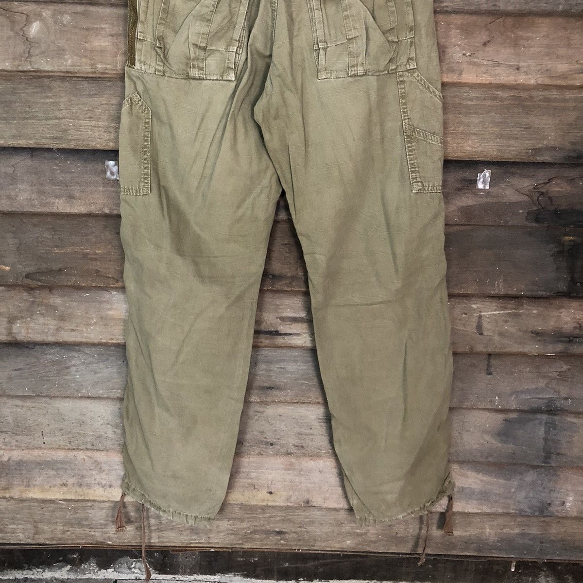 Japanese Brand DPS Japanese Branded Streetwear Multipocket Brown Cargo Pant Size US 31 - 4 Thumbnail