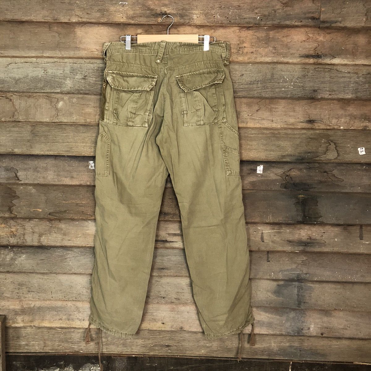 Japanese Brand DPS Japanese Branded Streetwear Multipocket Brown Cargo Pant Size US 31 - 1 Thumbnail