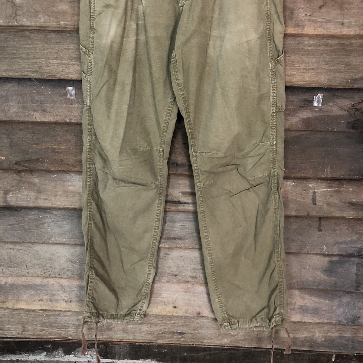 Japanese Brand DPS Japanese Branded Streetwear Multipocket Brown Cargo Pant Size US 31 - 12 Thumbnail
