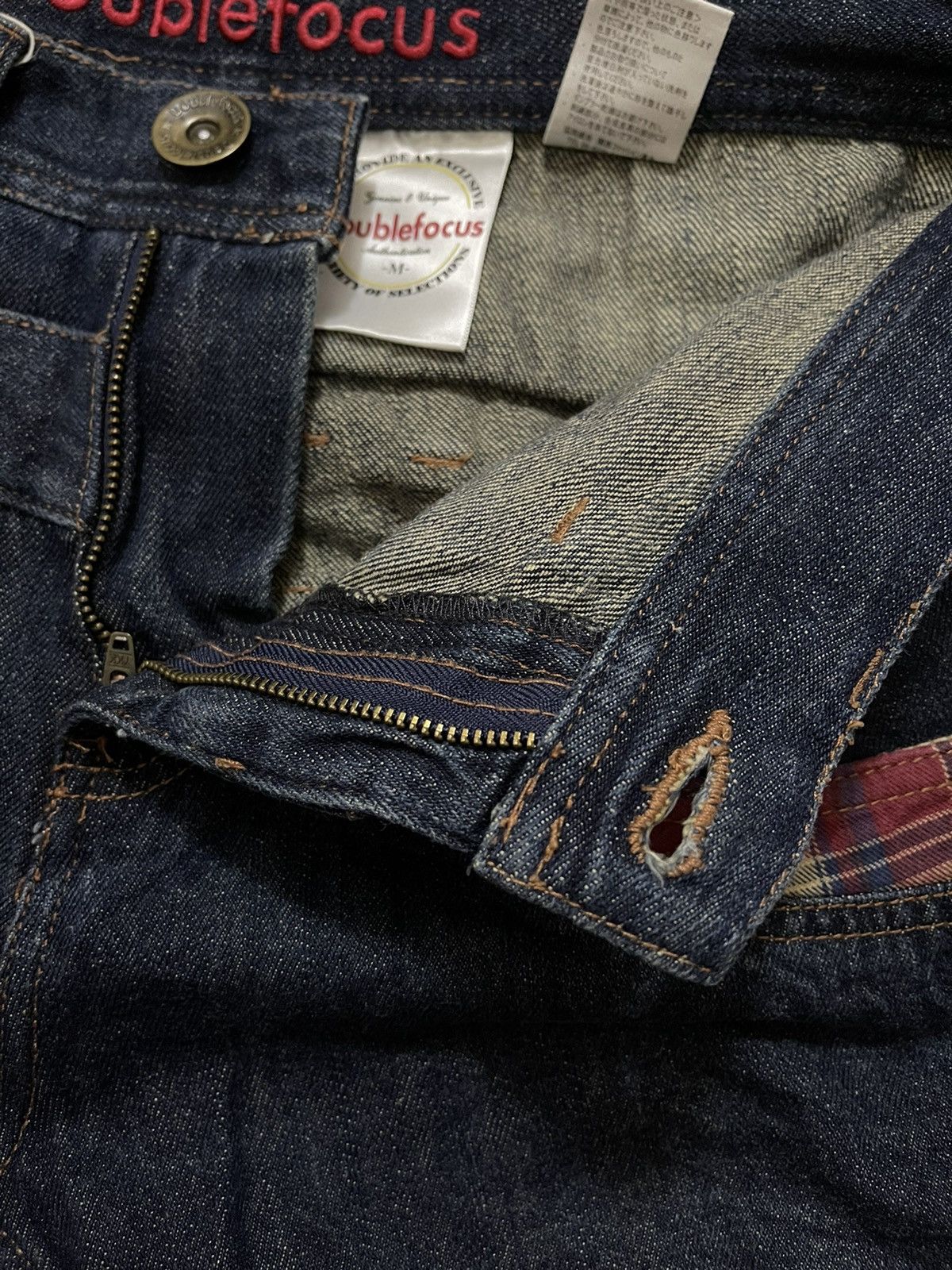 Designer × Japanese Brand Japanese Brand Double Focus Double Waist Denim Pants Size US 30 / EU 46 - 3 Thumbnail