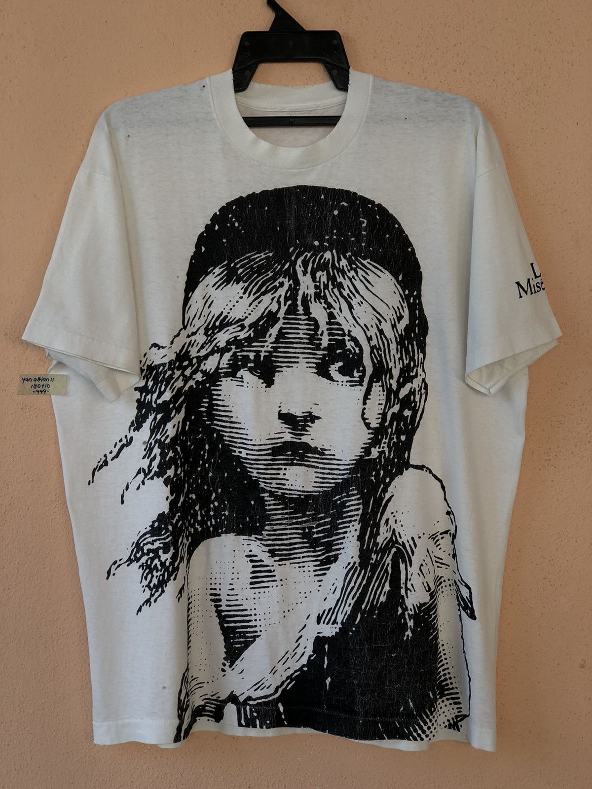 トップス 80s Vintage Les Miserable London VINTAGE 80s 1986 LES MISERABLES LEICESTER SQUARE LONDON T