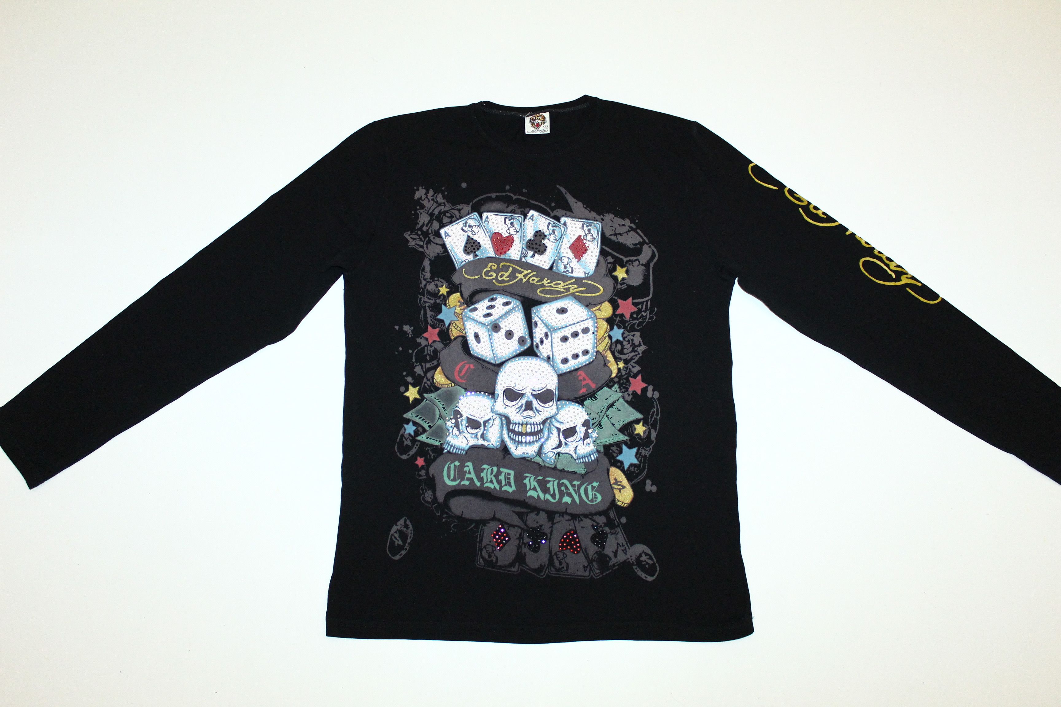 Christian Audigier 🔥 VTG 🔥 Ed Hardy by Christian Audigier Tattoo Print L/S Size US L / EU 52-54 / 3 - 2 Thumbnail