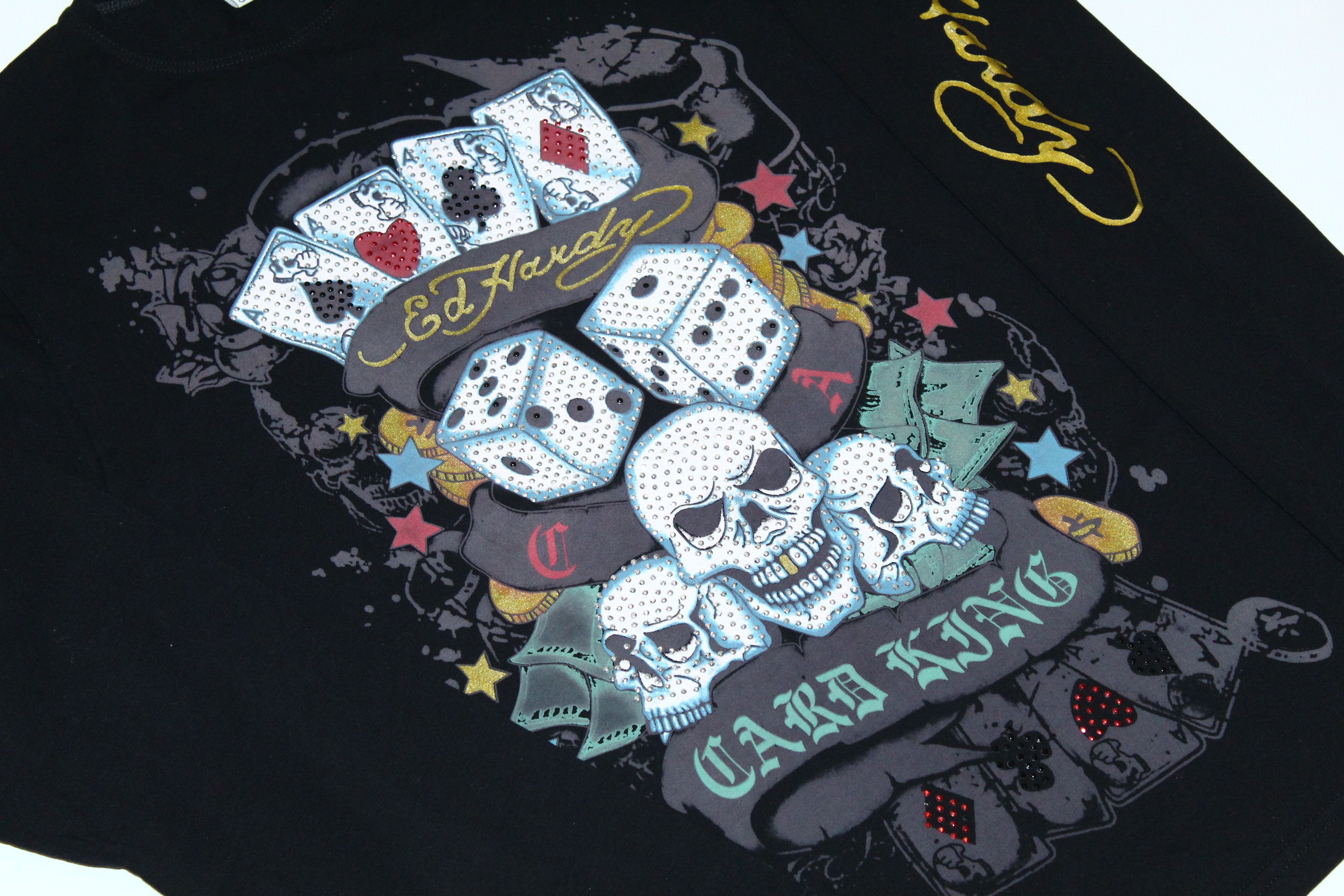 Christian Audigier 🔥 VTG 🔥 Ed Hardy by Christian Audigier Tattoo Print L/S Size US L / EU 52-54 / 3 - 3 Thumbnail