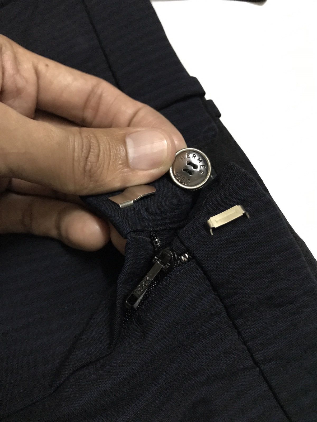 Hermes × Maison Margiela Hermès Martin Margiela Pinstripe Trousers Pants Size 30" / US 8 / IT 44 - 7 Thumbnail