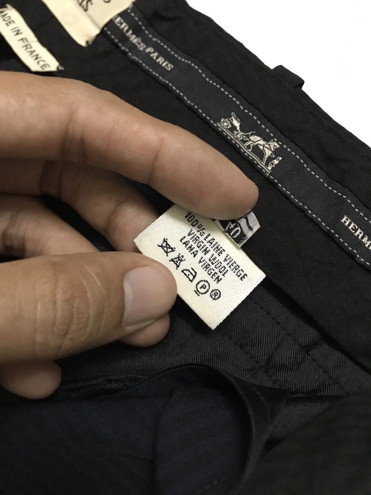 Hermes × Maison Margiela Hermès Martin Margiela Pinstripe Trousers Pants Size 30" / US 8 / IT 44 - 5 Thumbnail