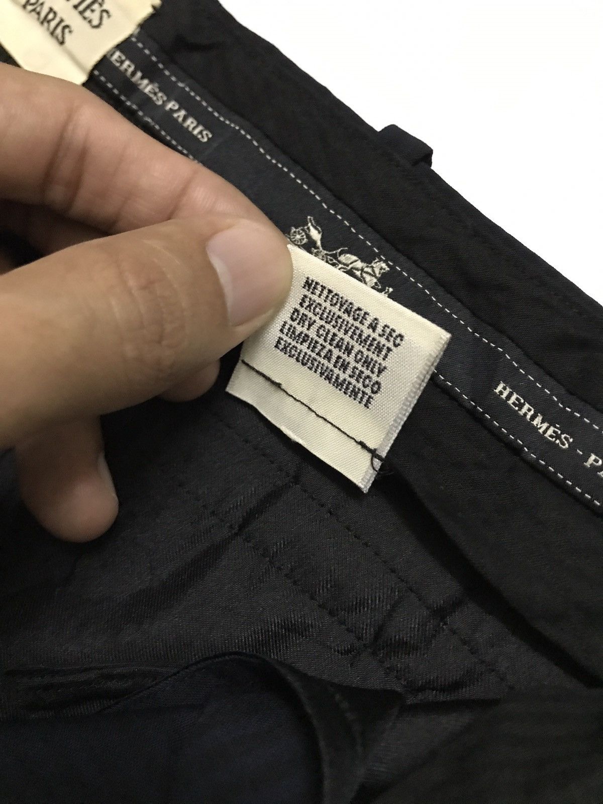 Hermes × Maison Margiela Hermès Martin Margiela Pinstripe Trousers Pants Size 30" / US 8 / IT 44 - 6 Thumbnail
