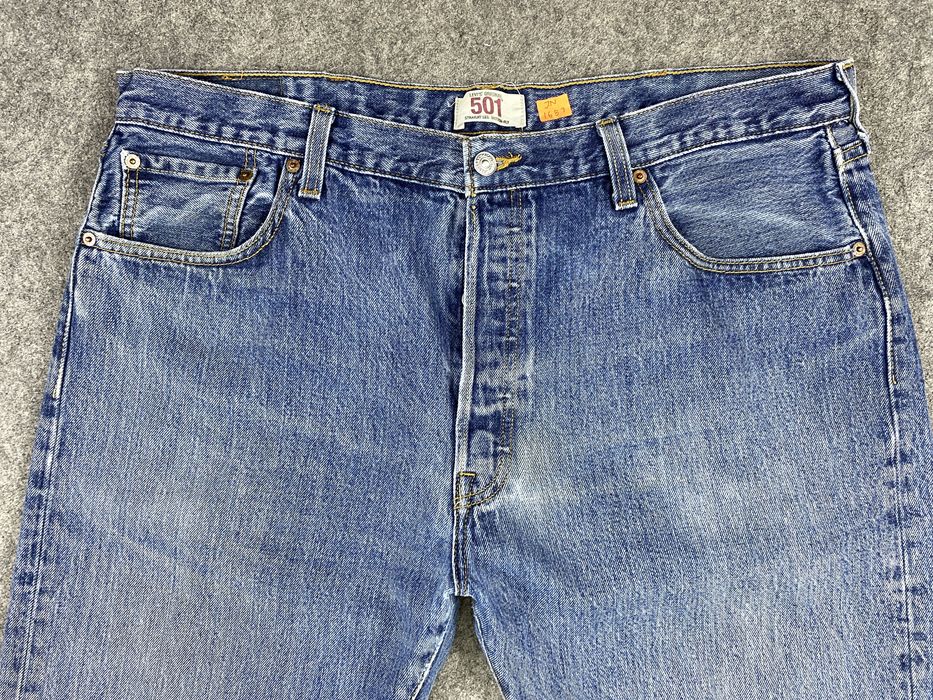 Vintage Distressed Blue Vintage Levi's 501 Jeans 39x29.5 Denim | Grailed