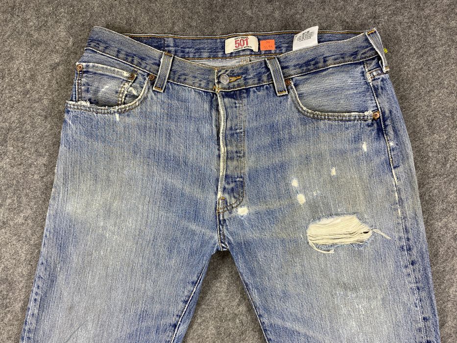 Vintage Blue Wash Vintage Levi's 501 Jeans 36x28 Denim | Grailed