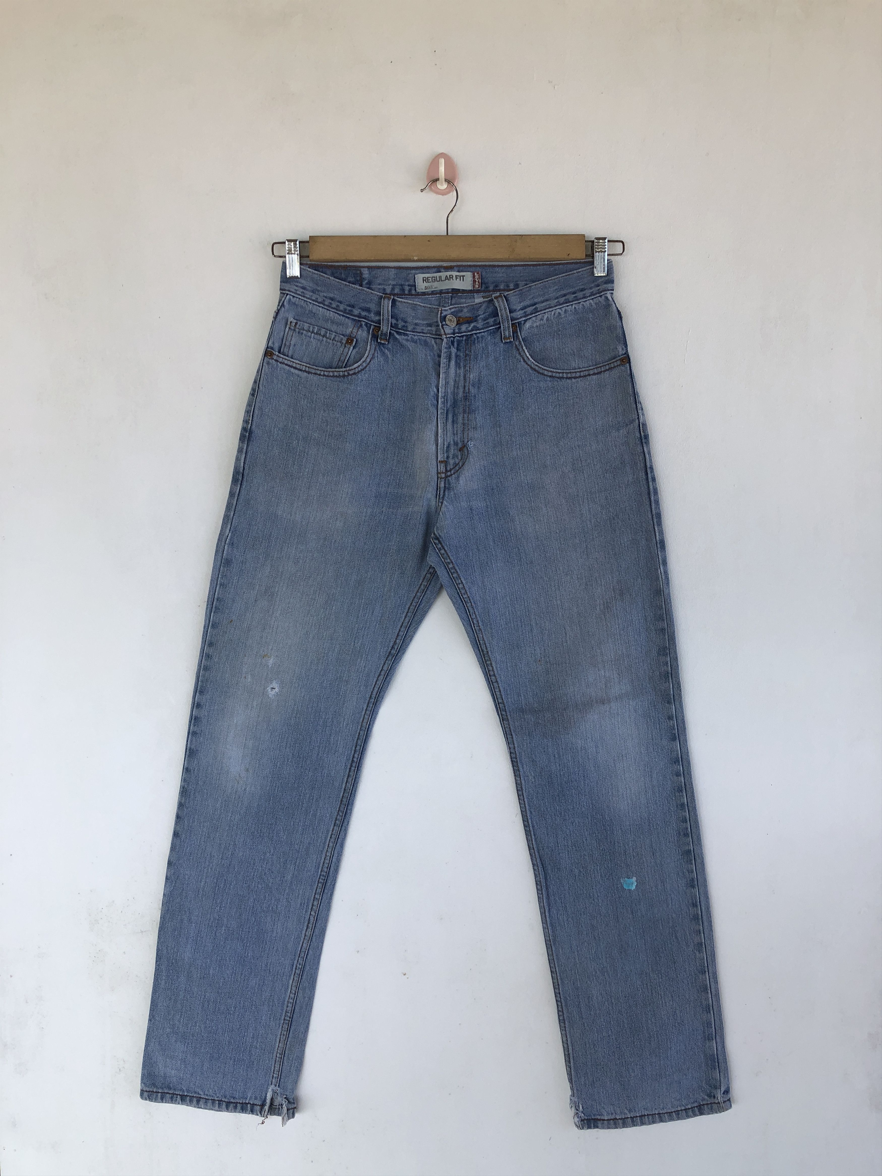 Levi's Vintage Levis Sun Faded Jeans Distressed Levi's 505 Denim Size US 32 / EU 48 - 1 Thumbnail