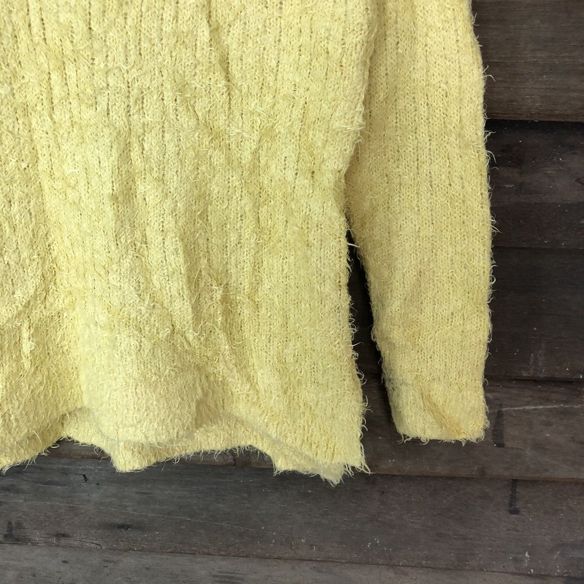 Homespun Knitwear Chocol Raffine Shag Shaggy Fur Mohair Knitwear #6962 Size S / US 4 / IT 40 - 5 Thumbnail
