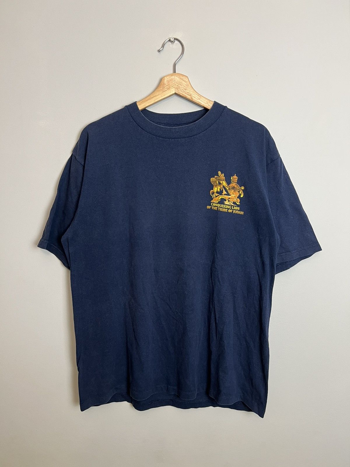 Bob Marley Rare Vintage 90s Haile Selassie Rasta Rap Tee Size L Size US L / EU 52-54 / 3 - 2 Thumbnail