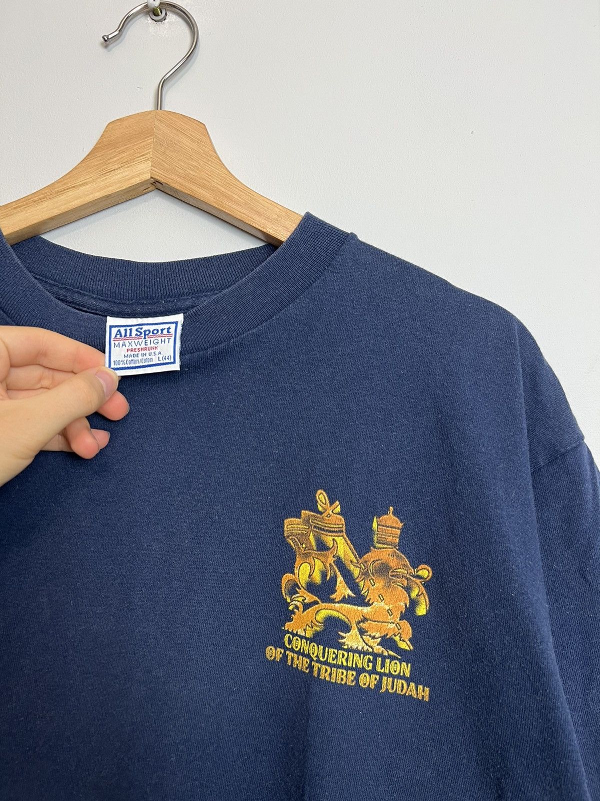Bob Marley Rare Vintage 90s Haile Selassie Rasta Rap Tee Size L Size US L / EU 52-54 / 3 - 3 Thumbnail