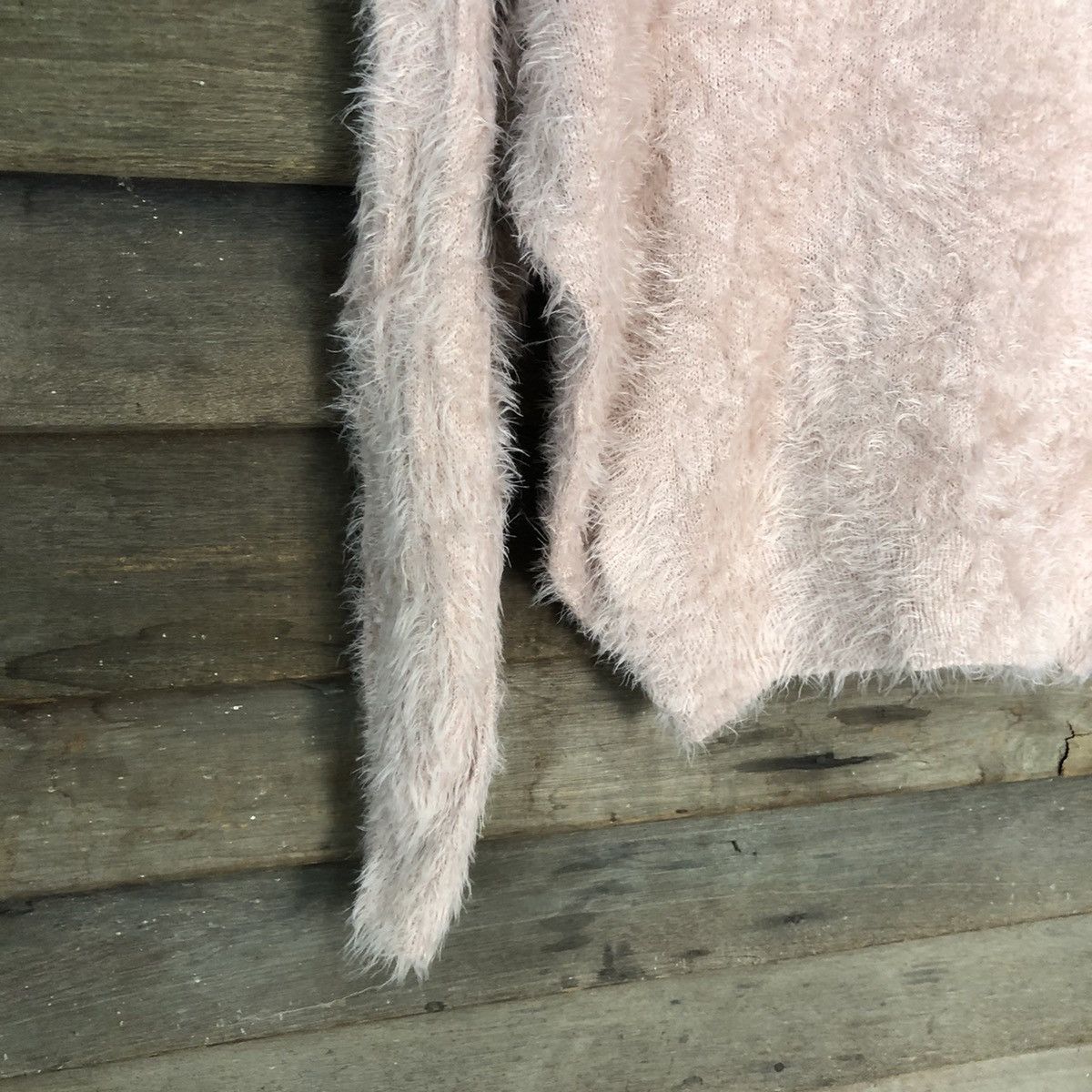 Homespun Knitwear × Japanese Brand One Way Dark Pink Shag Shaggy Fur Mohair Knitwear #6954 Size M / US 6-8 / IT 42-44 - 4 Thumbnail