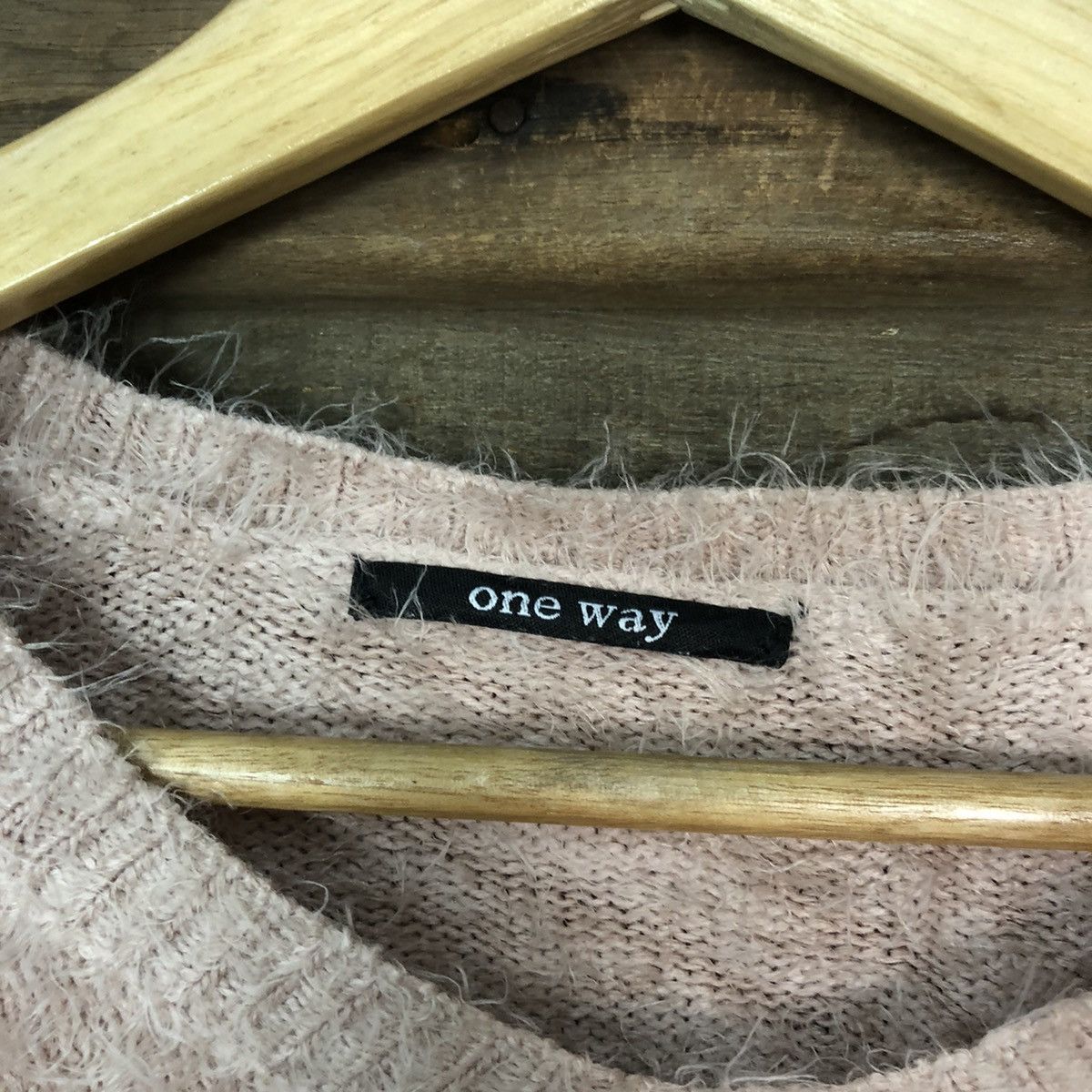 Homespun Knitwear × Japanese Brand One Way Dark Pink Shag Shaggy Fur Mohair Knitwear #6954 Size M / US 6-8 / IT 42-44 - 6 Thumbnail