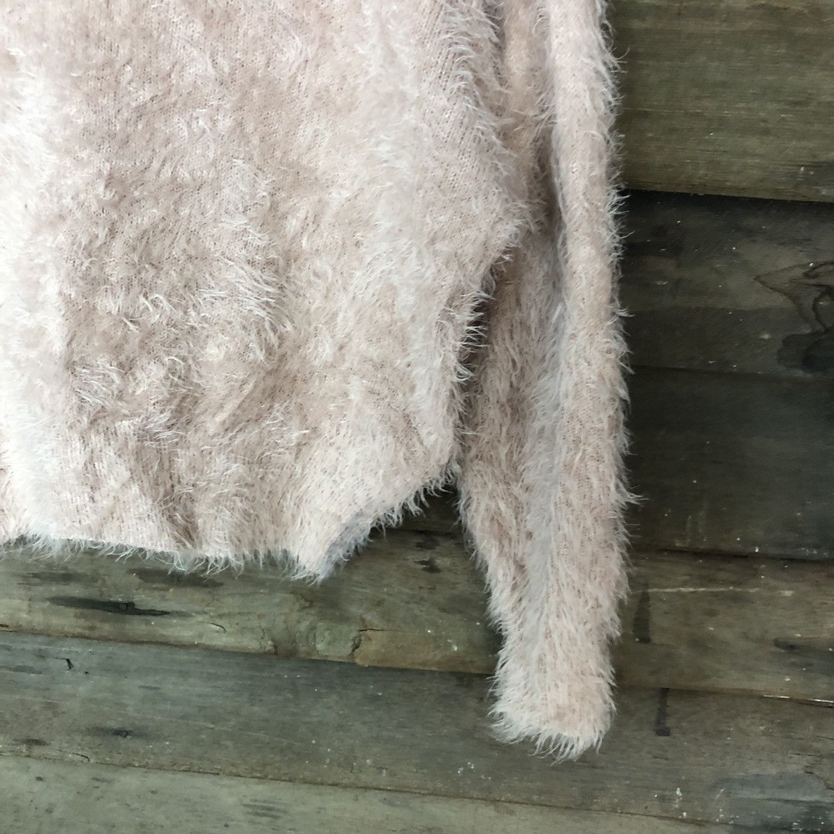 Homespun Knitwear × Japanese Brand One Way Dark Pink Shag Shaggy Fur Mohair Knitwear #6954 Size M / US 6-8 / IT 42-44 - 5 Thumbnail
