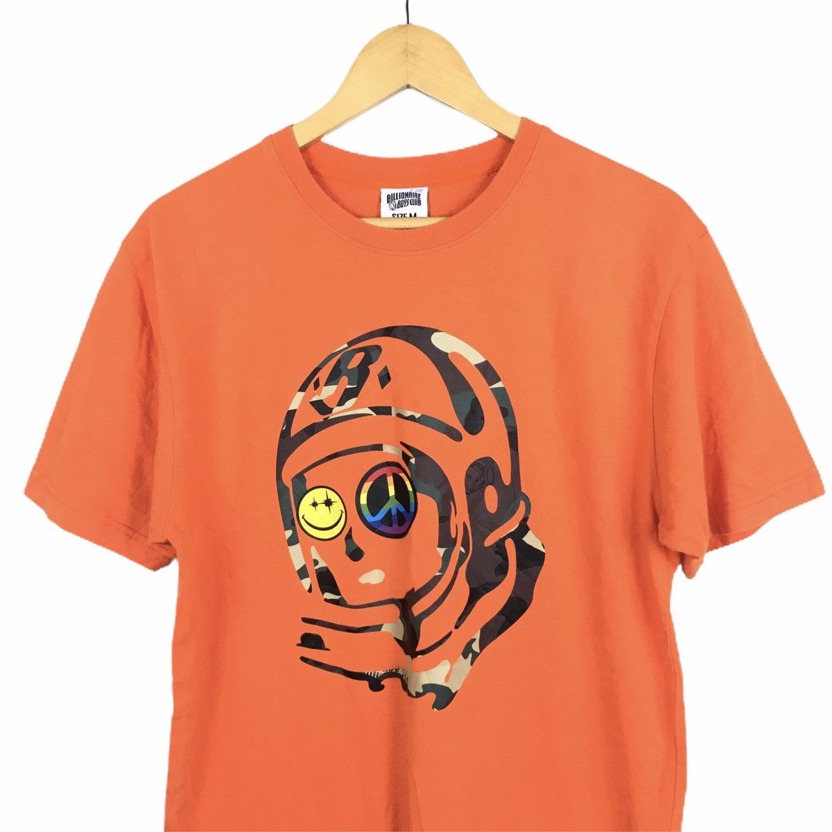 Billionaire Boys Club Billionair Boys Club Peace Smiley Face T-Shirt Size US M / EU 48-50 / 2 - 2 Thumbnail