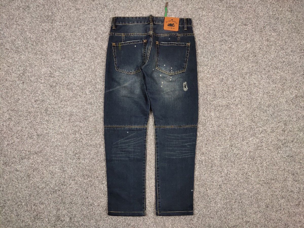 Dsquared2 Authentic Dsquared2 Asymmetric Jeans Distressed Blue Denim Size US 30 / EU 46 - 17 Thumbnail