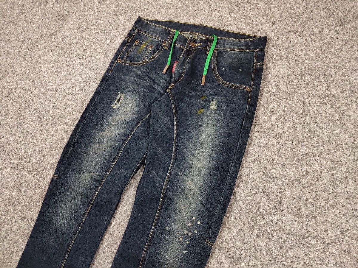 Dsquared2 Authentic Dsquared2 Asymmetric Jeans Distressed Blue Denim Size US 30 / EU 46 - 4 Thumbnail