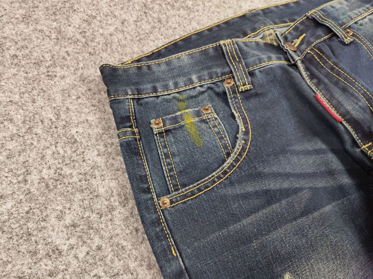 Dsquared2 Authentic Dsquared2 Asymmetric Jeans Distressed Blue Denim Size US 30 / EU 46 - 13 Thumbnail
