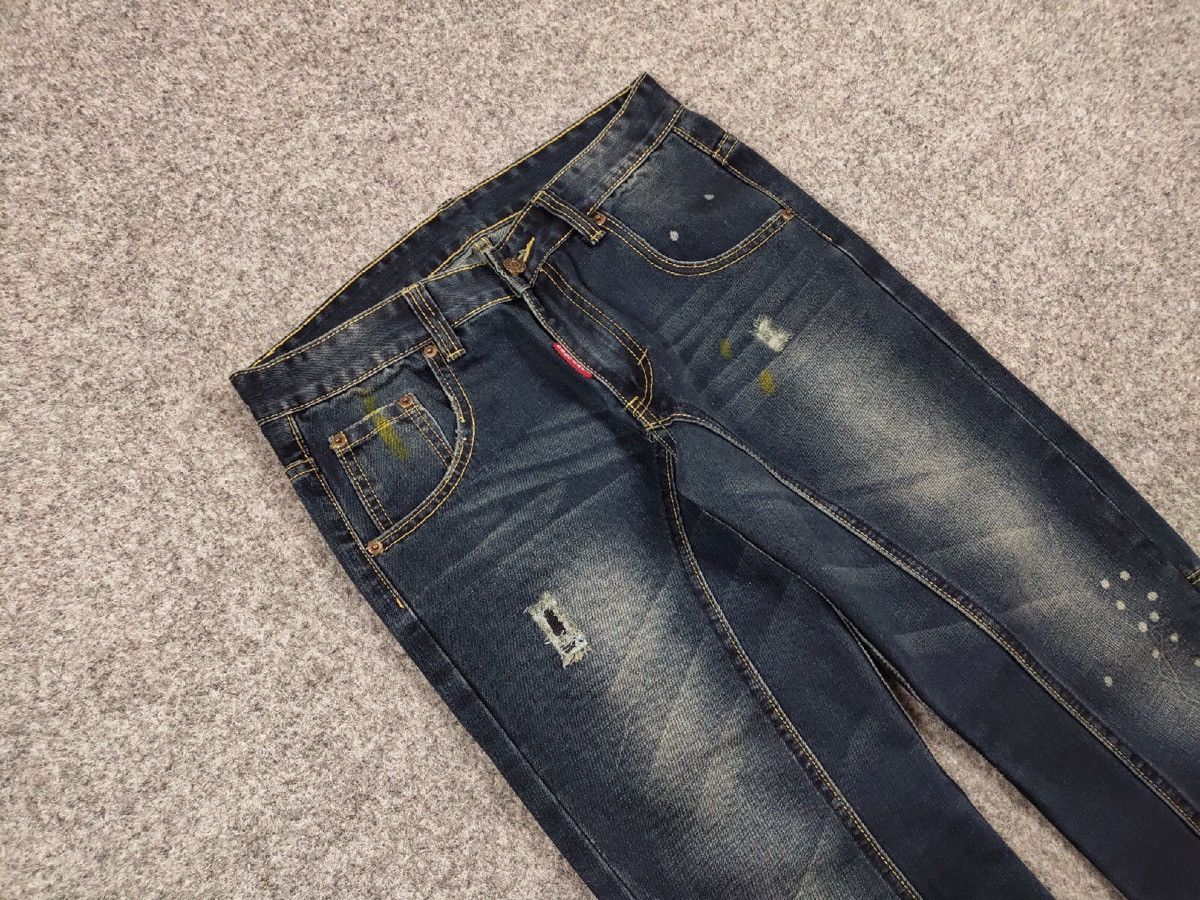 Dsquared2 Authentic Dsquared2 Asymmetric Jeans Distressed Blue Denim Size US 30 / EU 46 - 12 Thumbnail