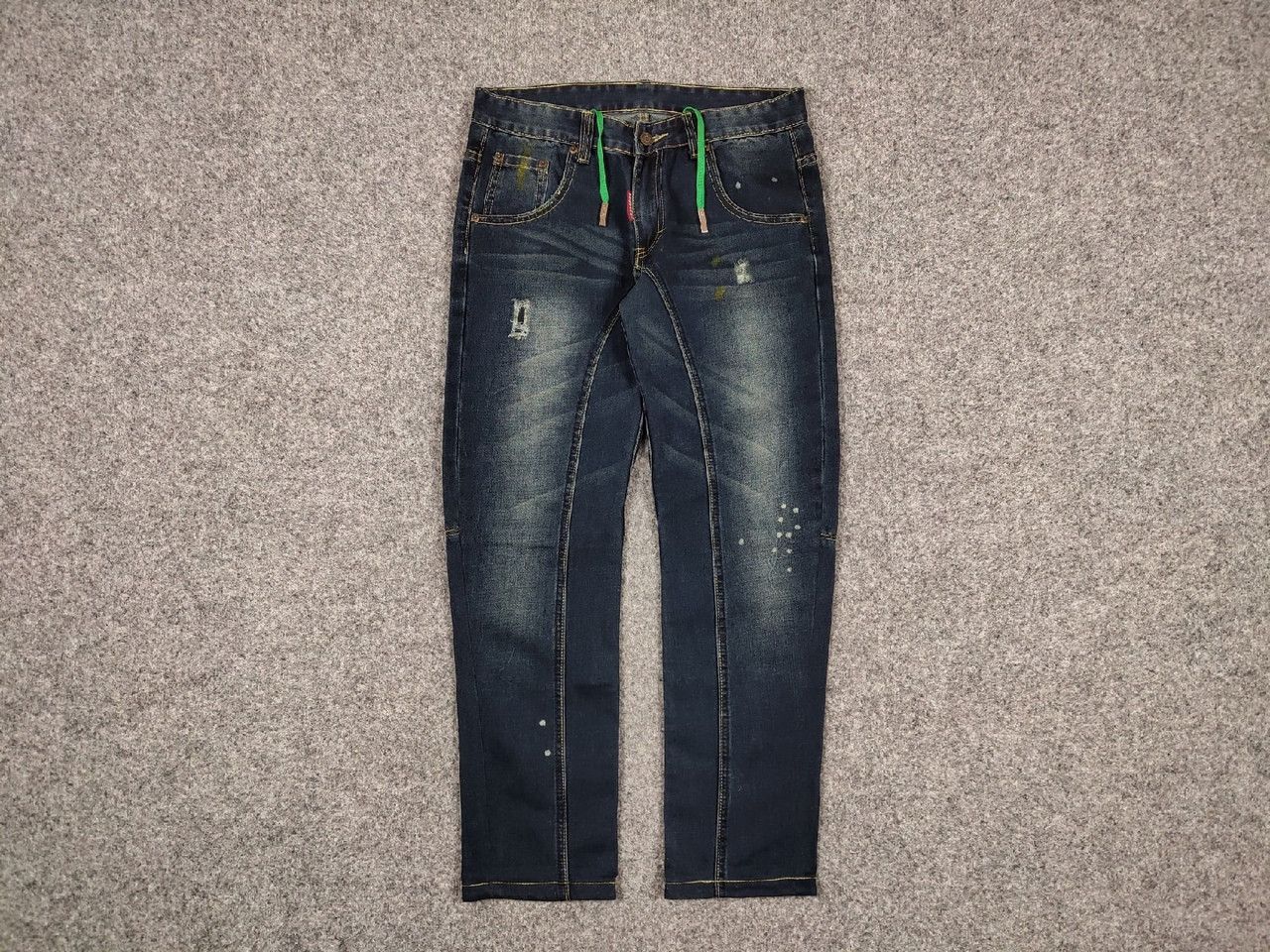 Dsquared2 Authentic Dsquared2 Asymmetric Jeans Distressed Blue Denim Size US 30 / EU 46 - 1 Thumbnail