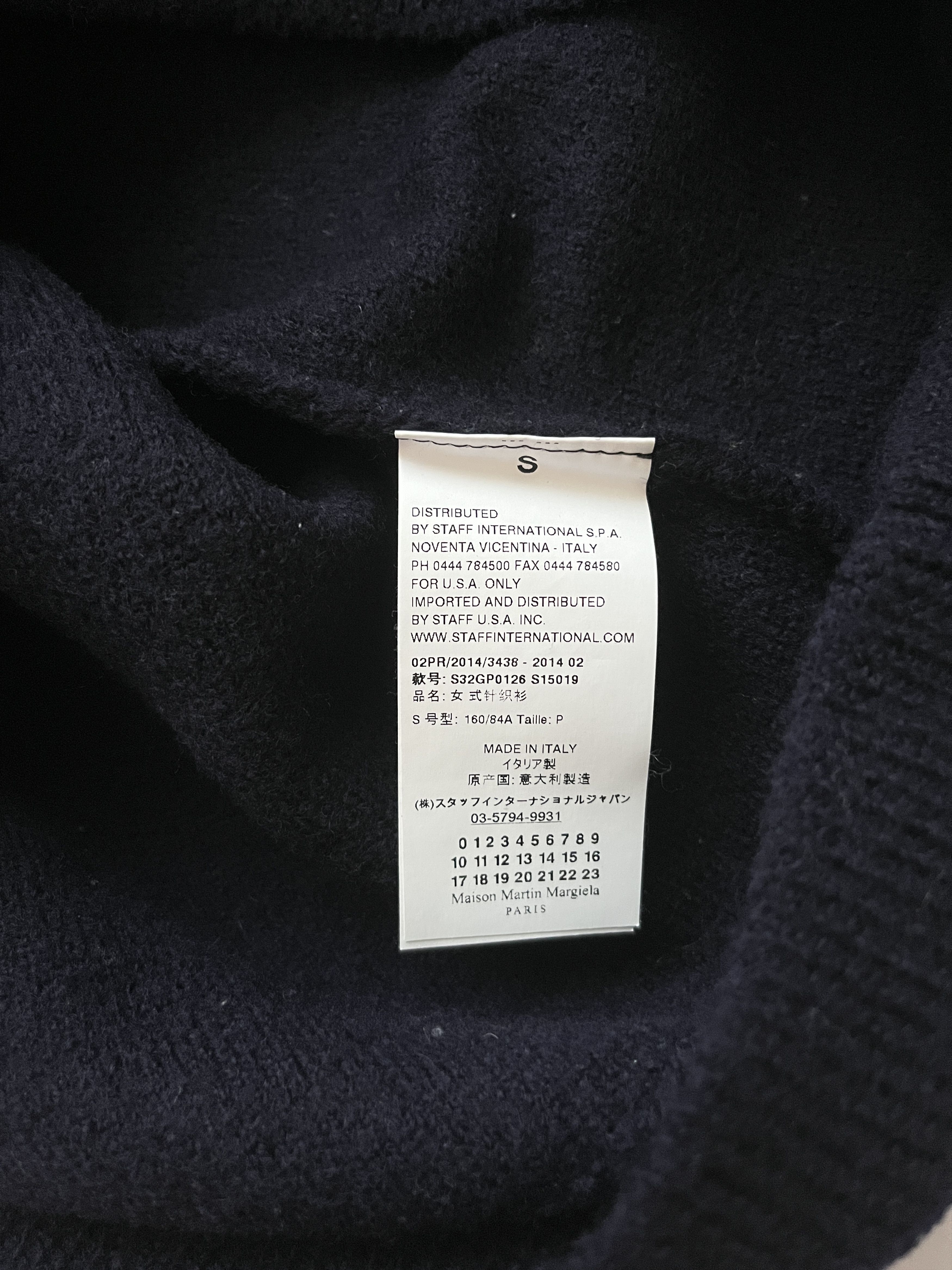 Maison Margiela ⚡️QUICK SALE⚡️2014 Maison Margiela Navy and Silver Knit Size US S / EU 44-46 / 1 - 3 Thumbnail