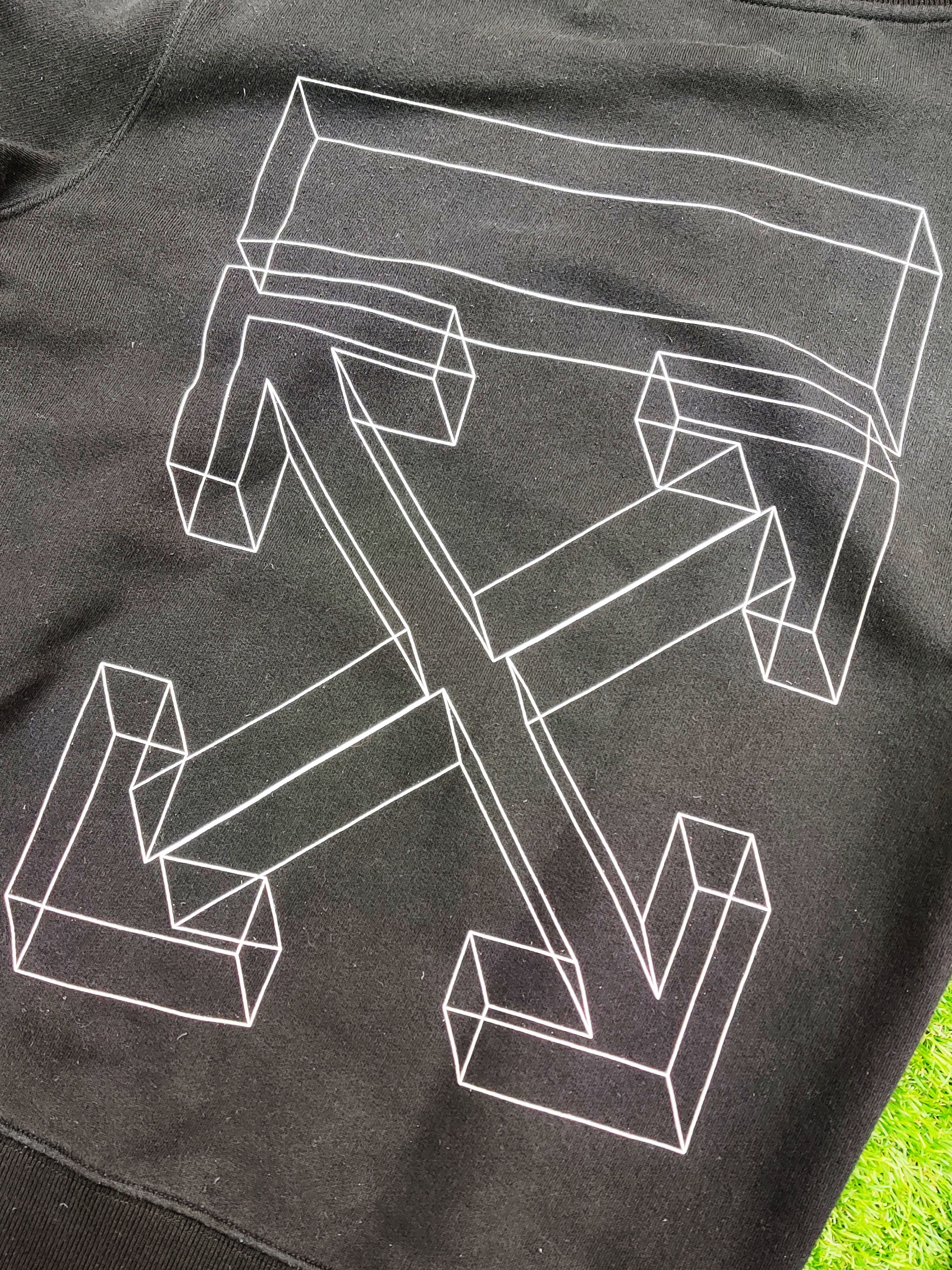 Off-White 3D Stencil Arrows Sweatshirt Size US M / EU 48-50 / 2 - 2 Thumbnail