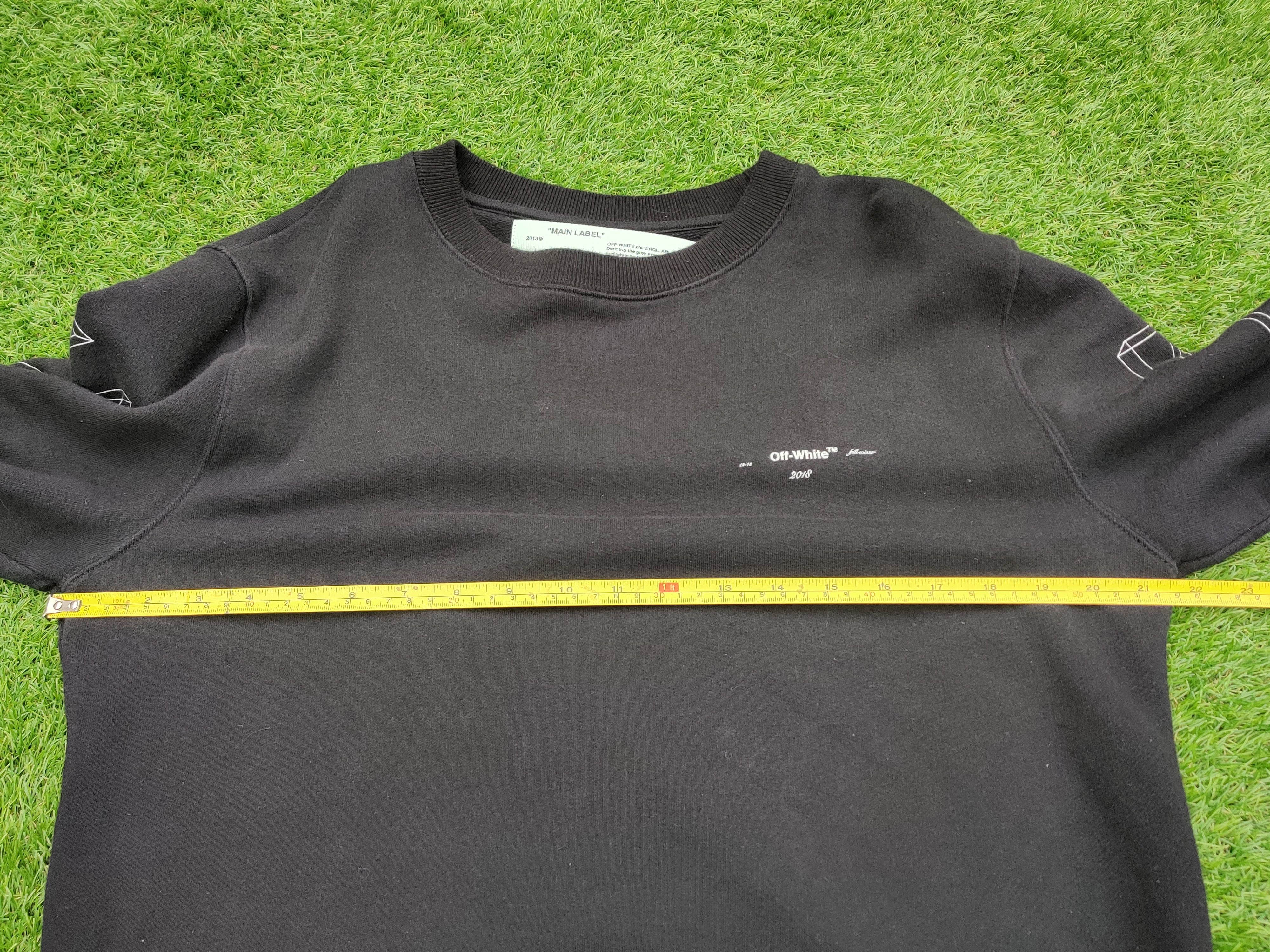 Off-White 3D Stencil Arrows Sweatshirt Size US M / EU 48-50 / 2 - 12 Thumbnail