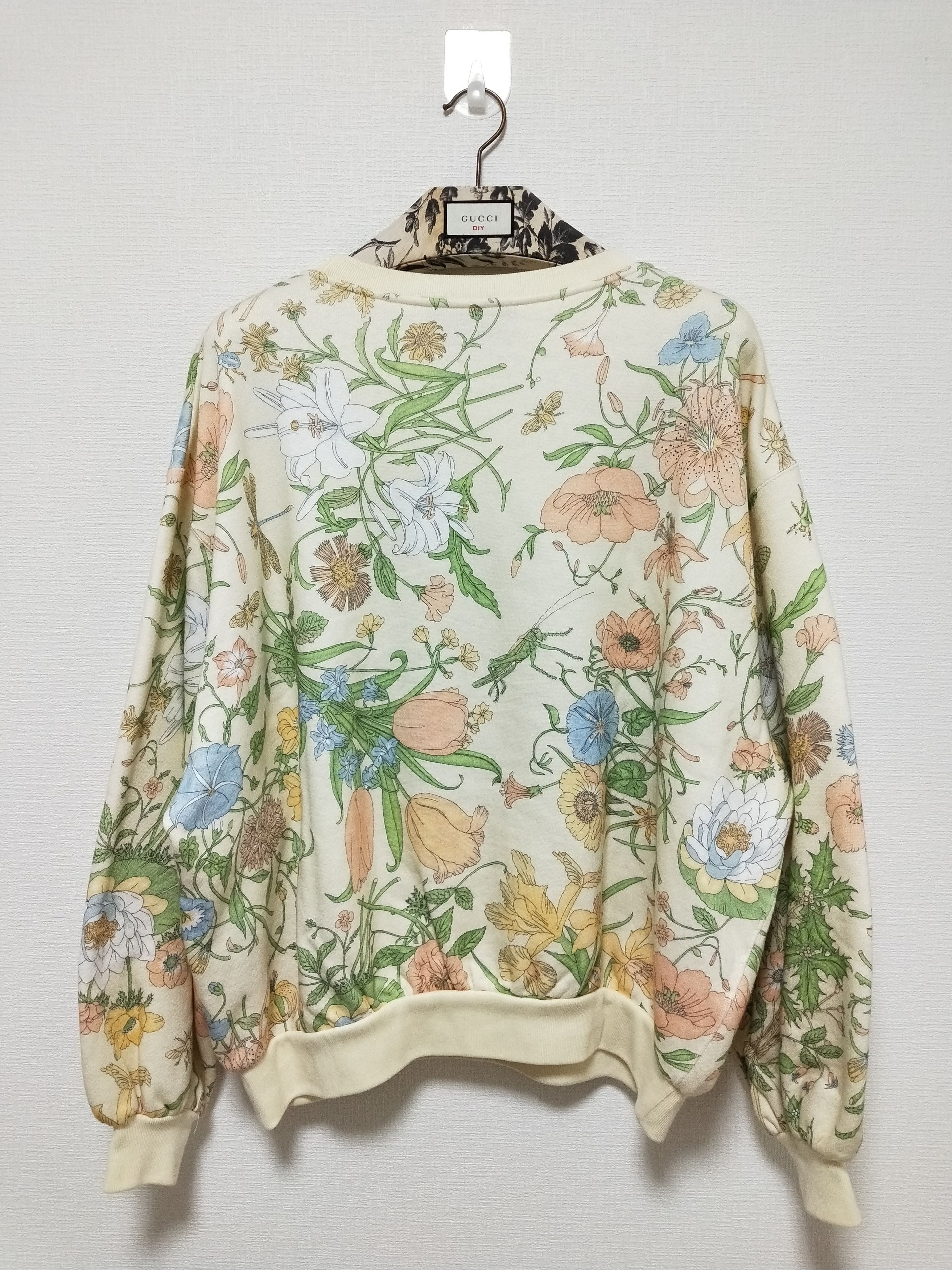 Gucci Flora Tennis Logo Sweatshirt Grailed