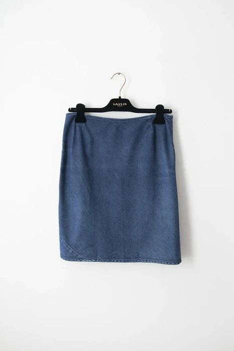 Helmut Lang 1998 blue denim skirt Size 30" / US 8 / IT 44 - 1 Thumbnail