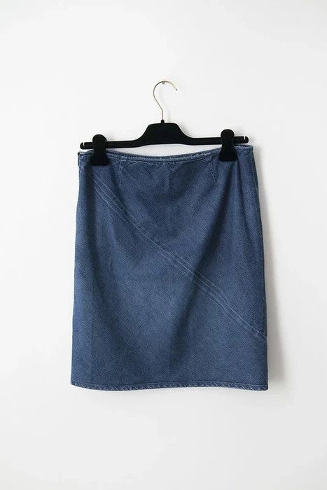 Helmut Lang 1998 blue denim skirt Size 30" / US 8 / IT 44 - 3 Thumbnail
