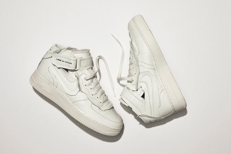 COMME des GARÇONS' Deconstructed Nike Air Force Mid
