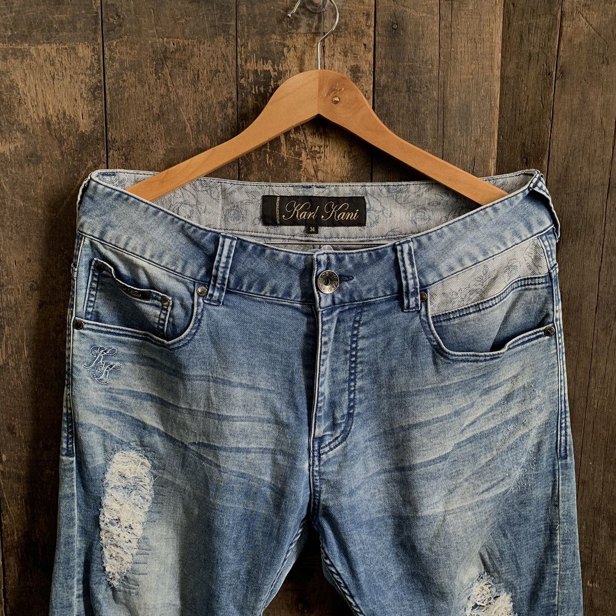 Karl Kani Vintage Karl Kani Denim Jeans Size US 35 - 4 Thumbnail